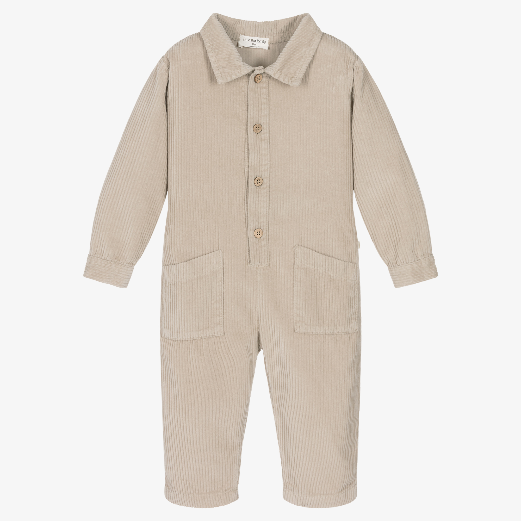 1 + in the family Beige Corduroy Jumpsuit