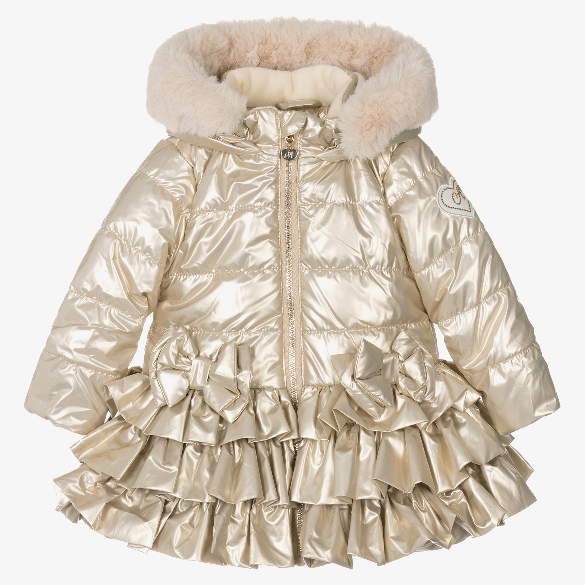 Girls rose outlet gold coat