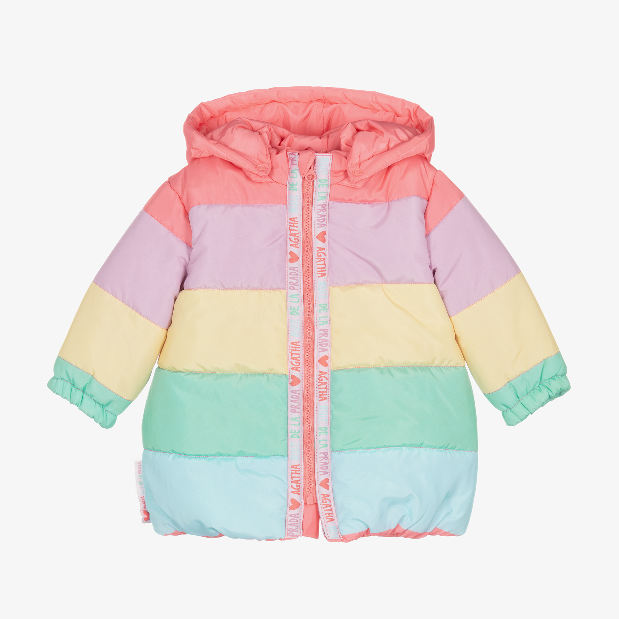 Prada pink puffer jacket hotsell