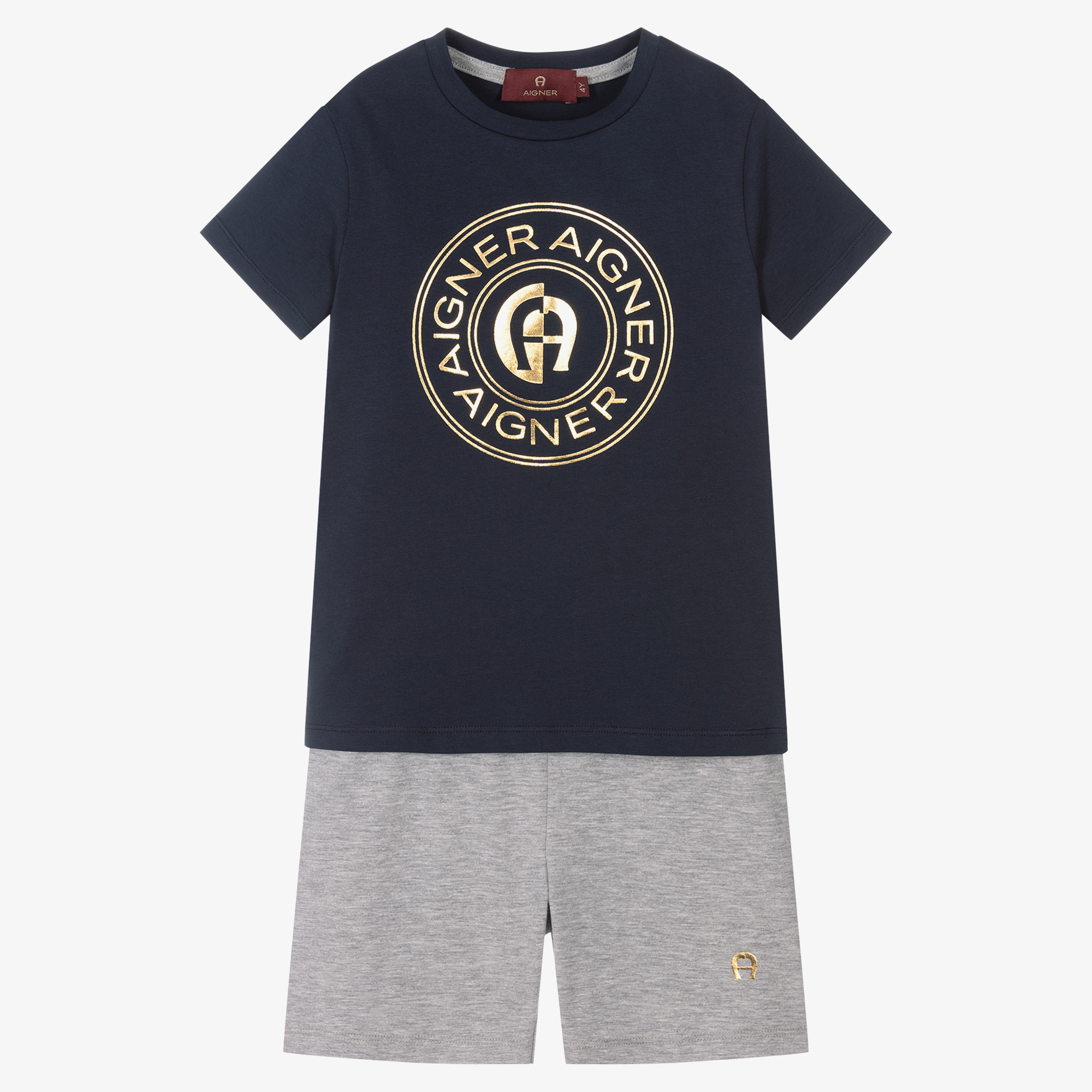 AIGNER - Teen Boys Blue Short Pyjamas | Childrensalon