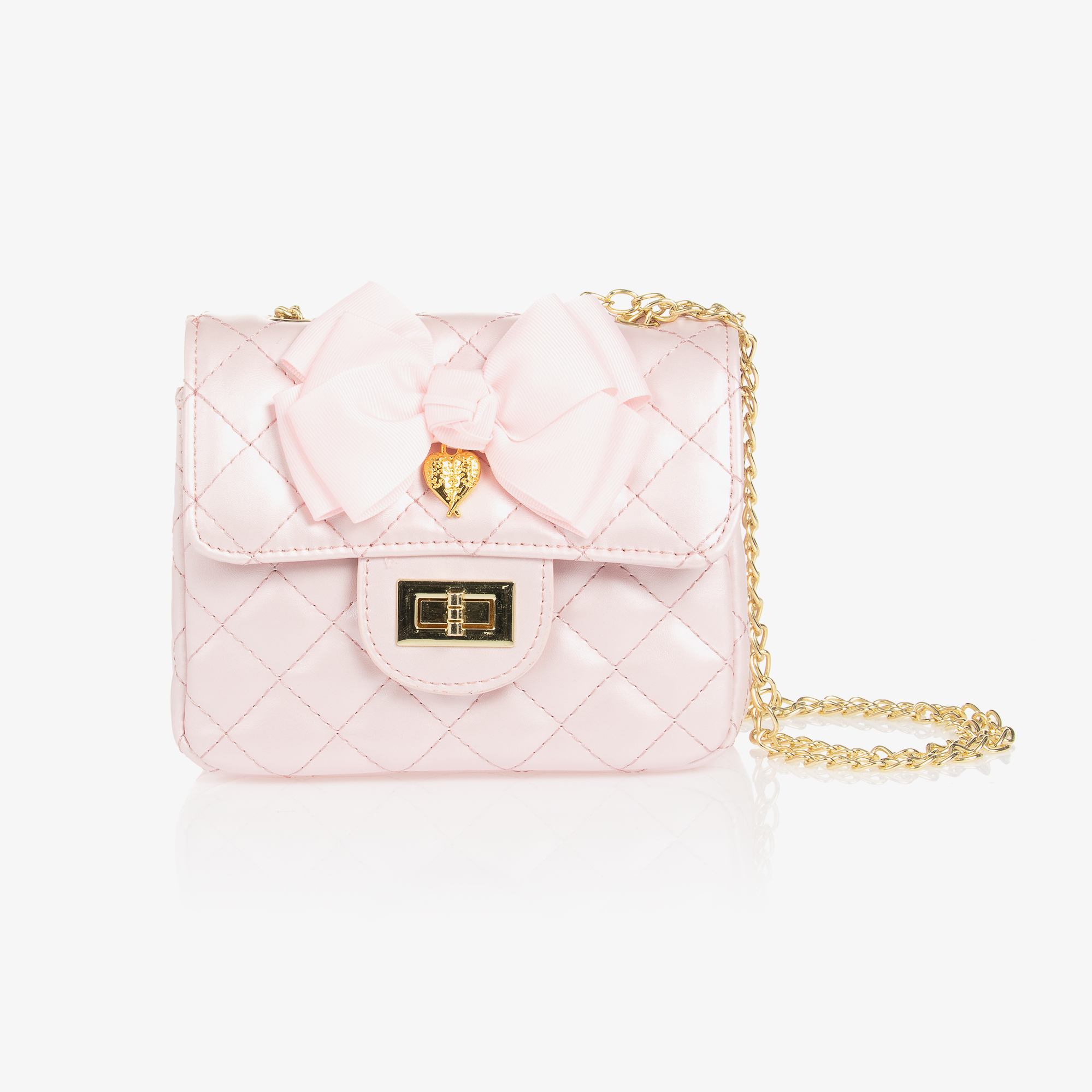 Angel s Face Girls Pearl Pink Quilted Bag 16cm Childrensalon