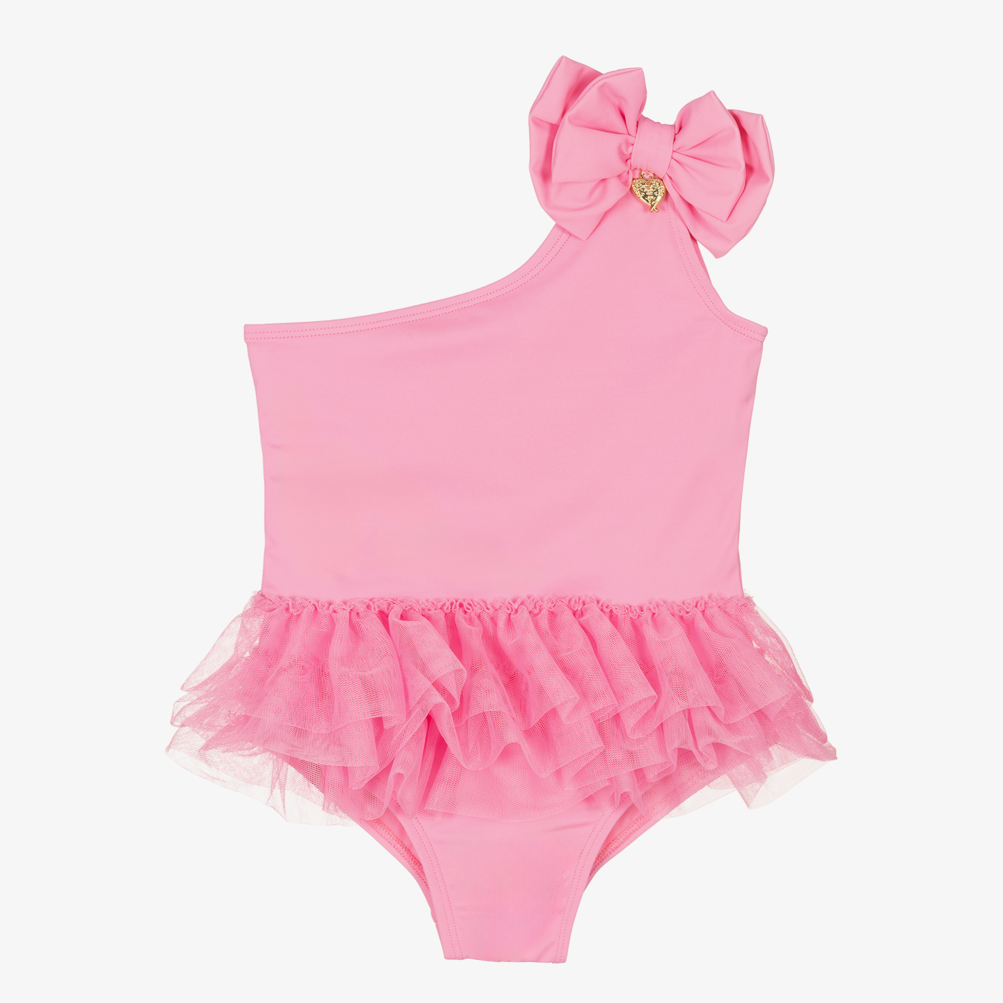 Selini Action - Pink Flowers Swimsuit | Childrensalon