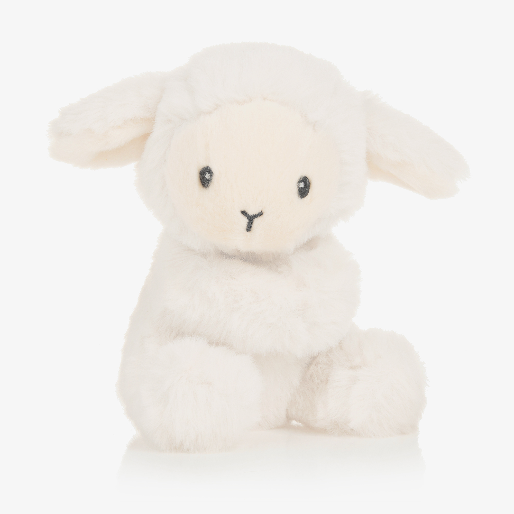 Aurora Ivory Lamb Baby Rattle Toy 14 cm