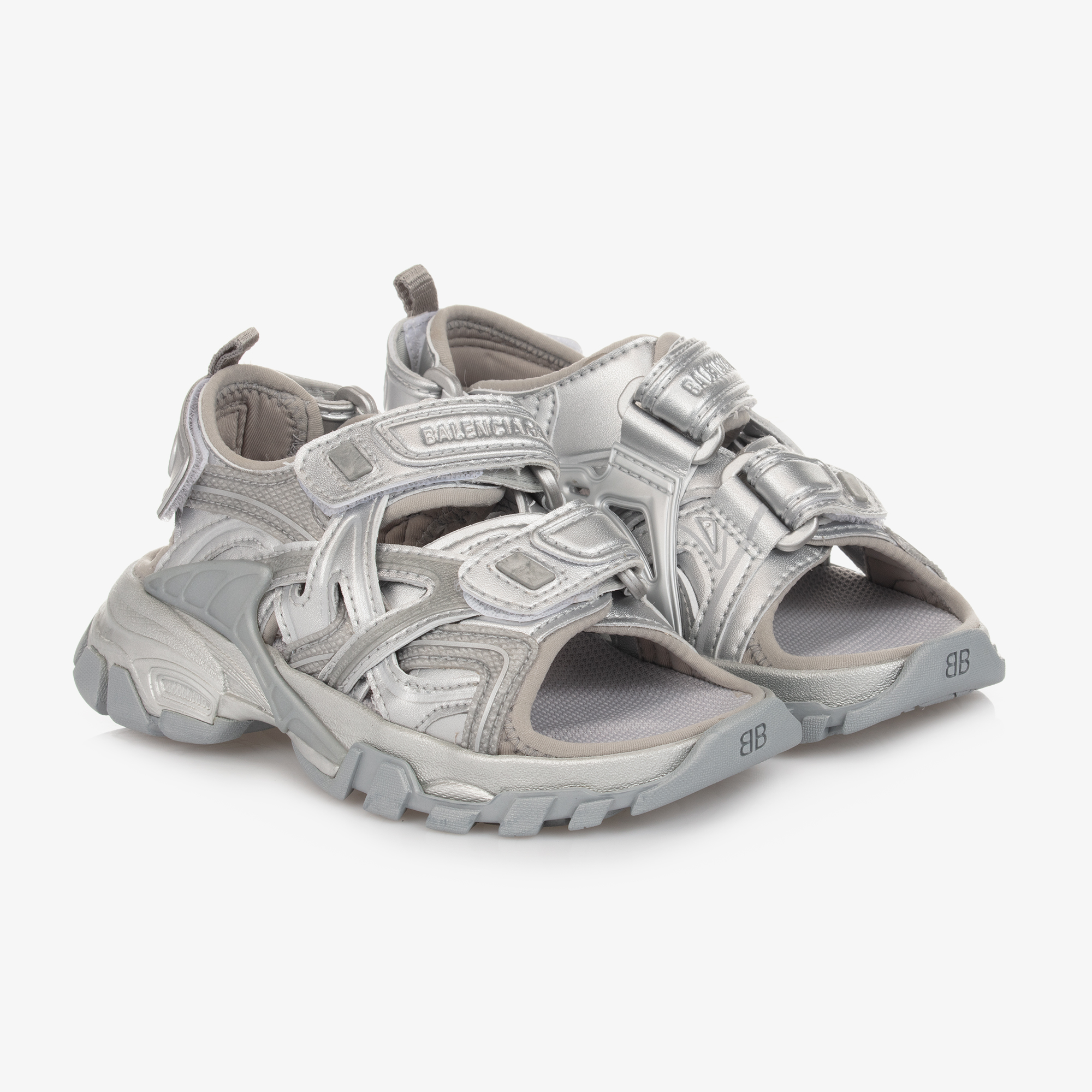 grey balenciaga sandals