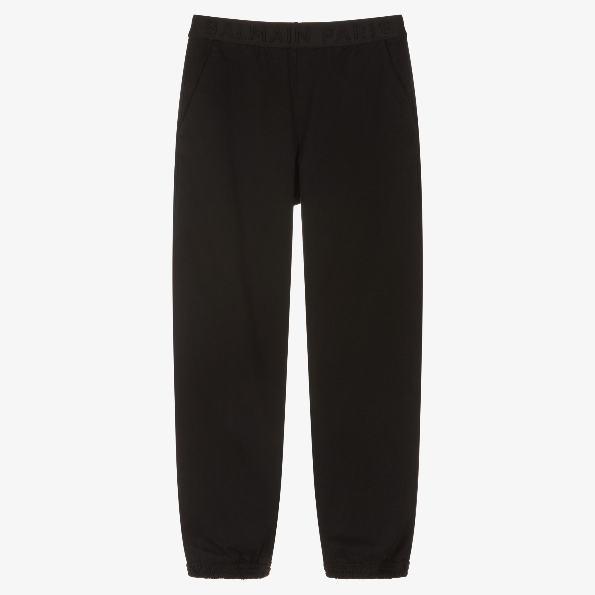 girls black joggers