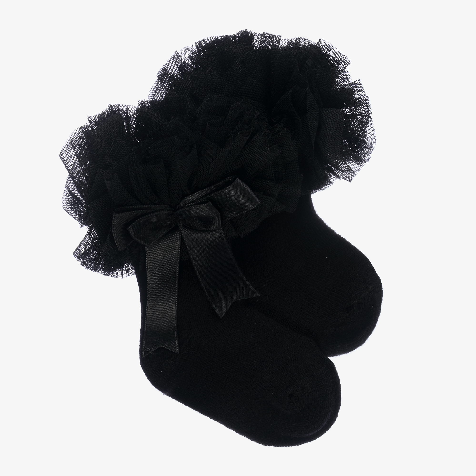 Black ruffle socks clearance for toddlers