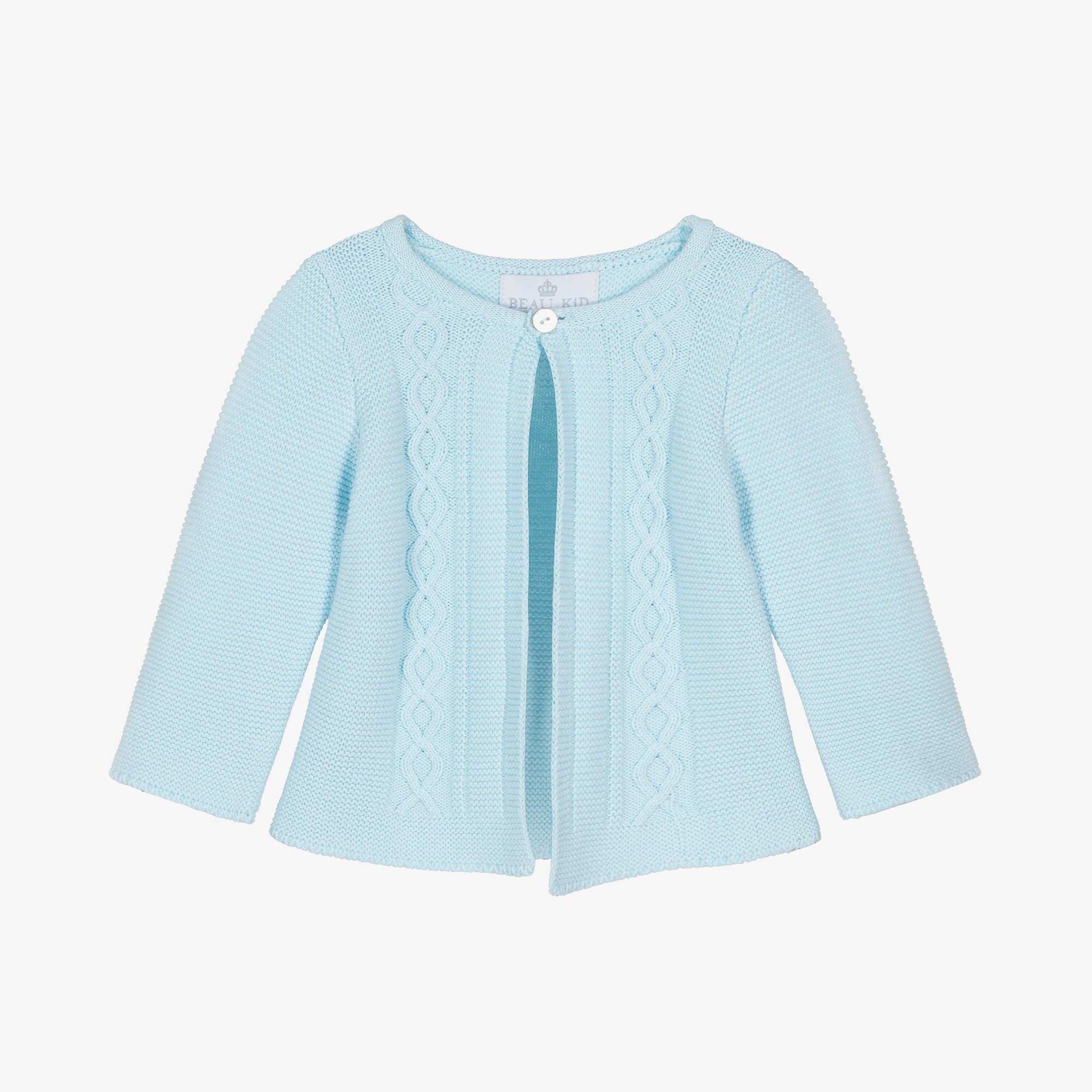 Light blue baby cardigan best sale