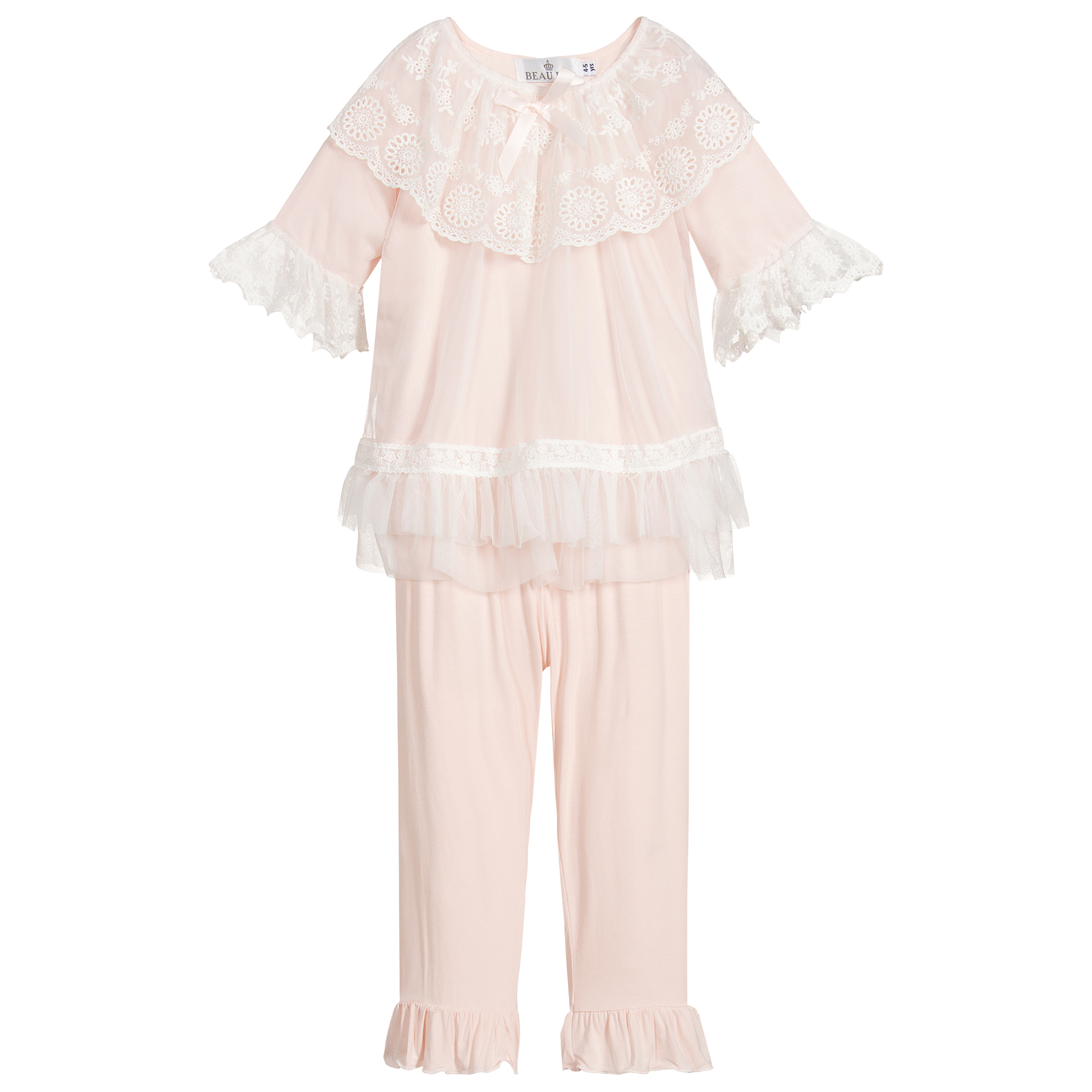 Beau KiD - Pink Cotton Pyjamas | Childrensalon