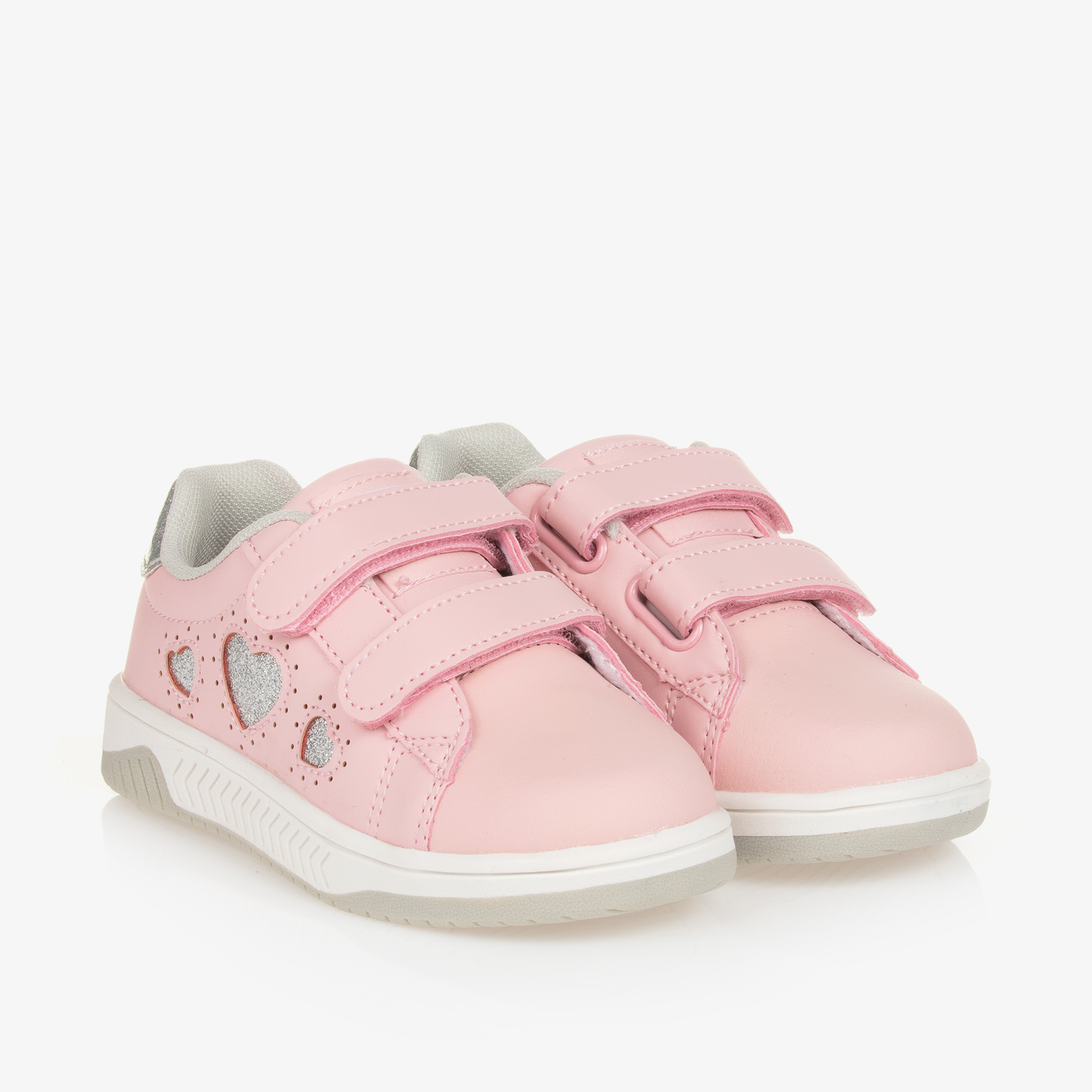 Pink velcro trainers on sale