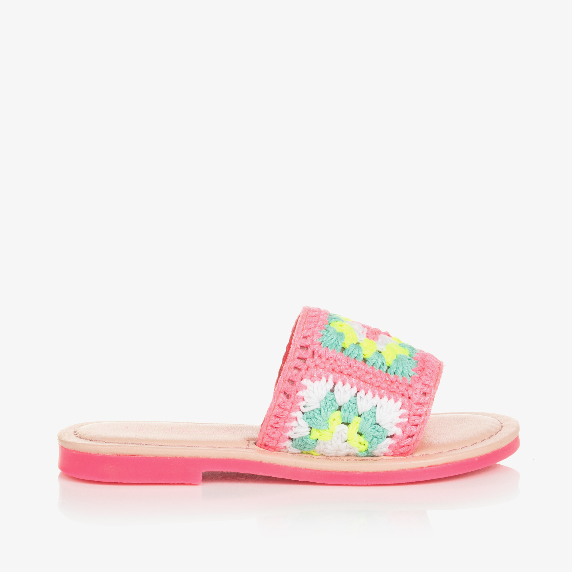 Blush best sale pink sliders