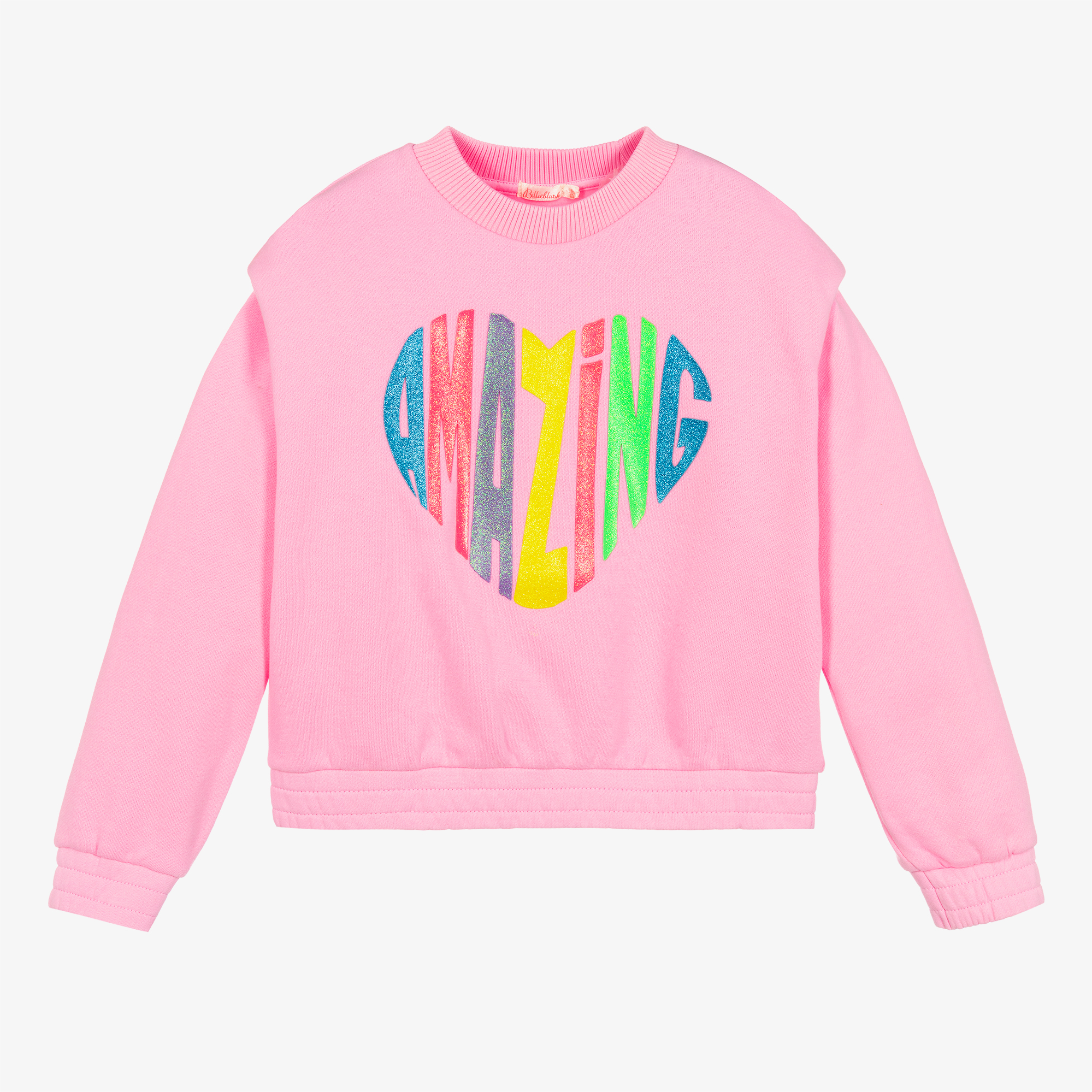 Billieblush - Girls Pink Dolphin Sweatshirt | Childrensalon