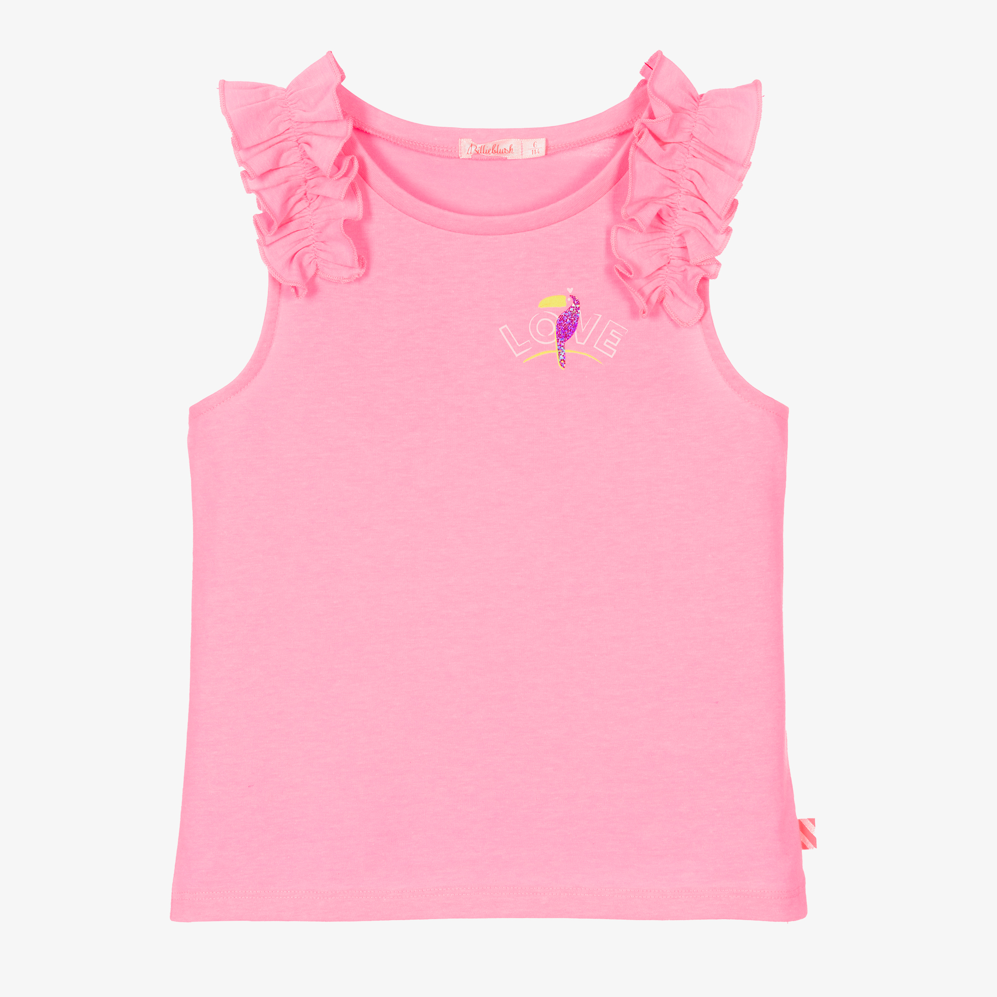 Billieblush - Girls Pink Rainbow T-Shirt | Childrensalon