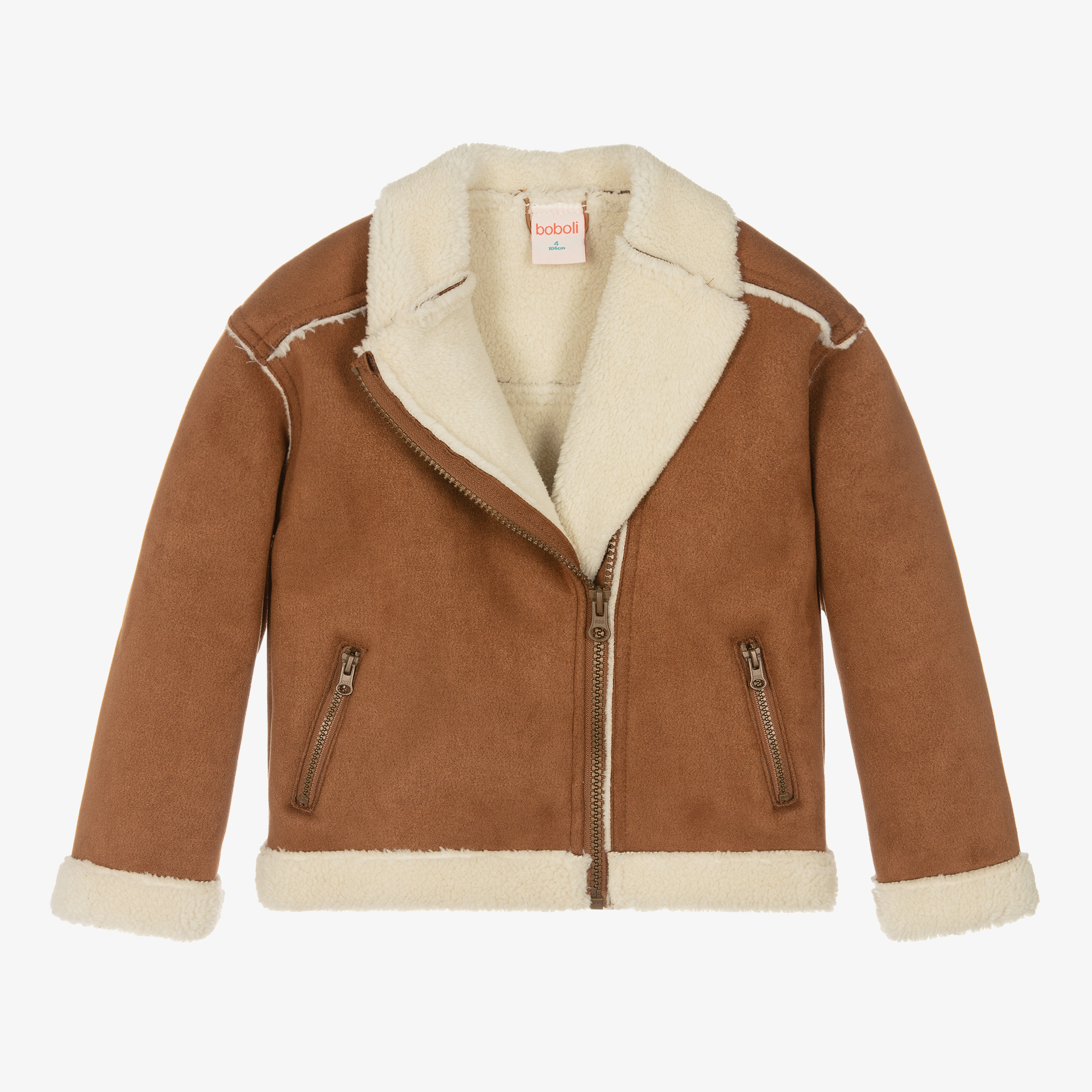 Girls shearling jacket on sale