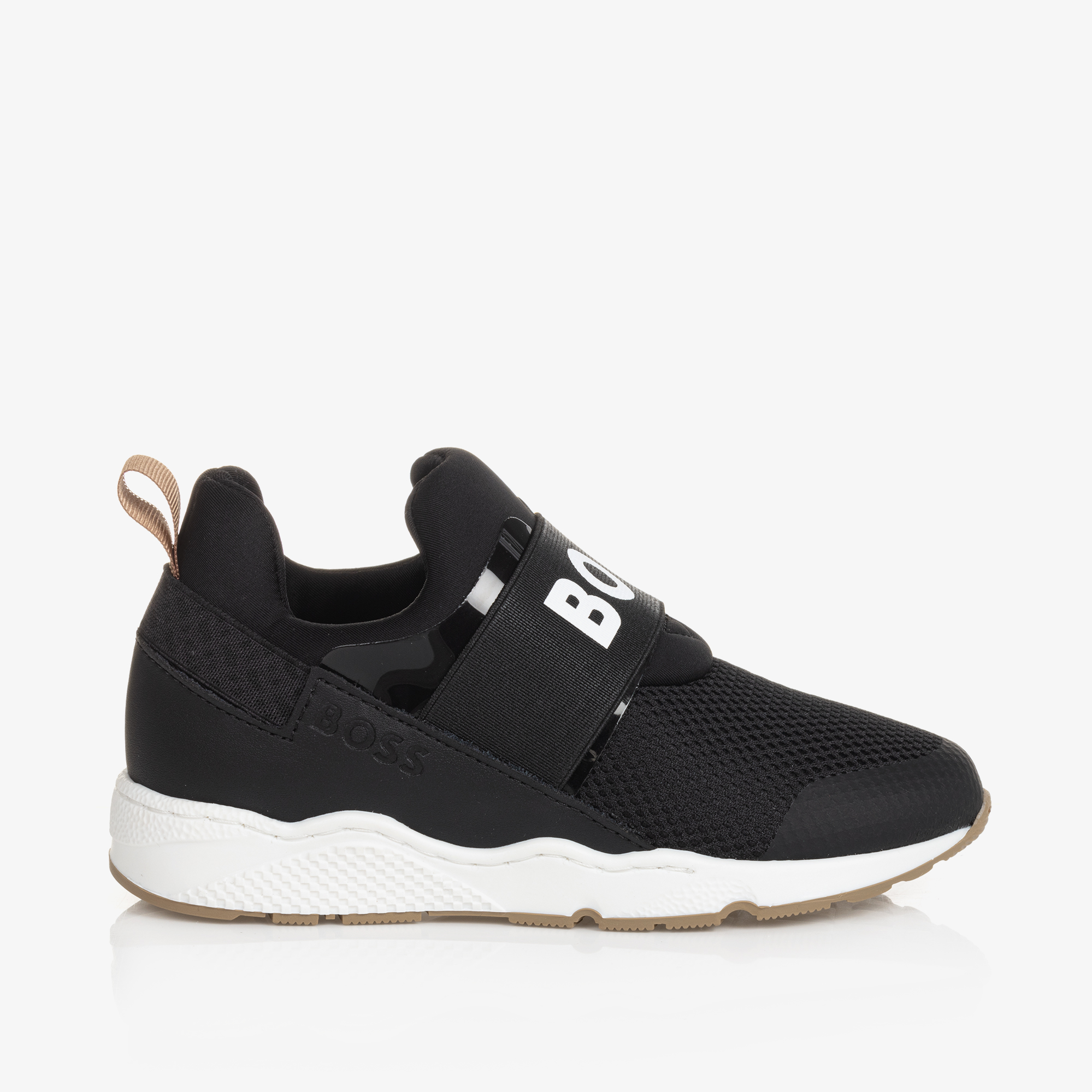 Boys black hotsell trainers sale