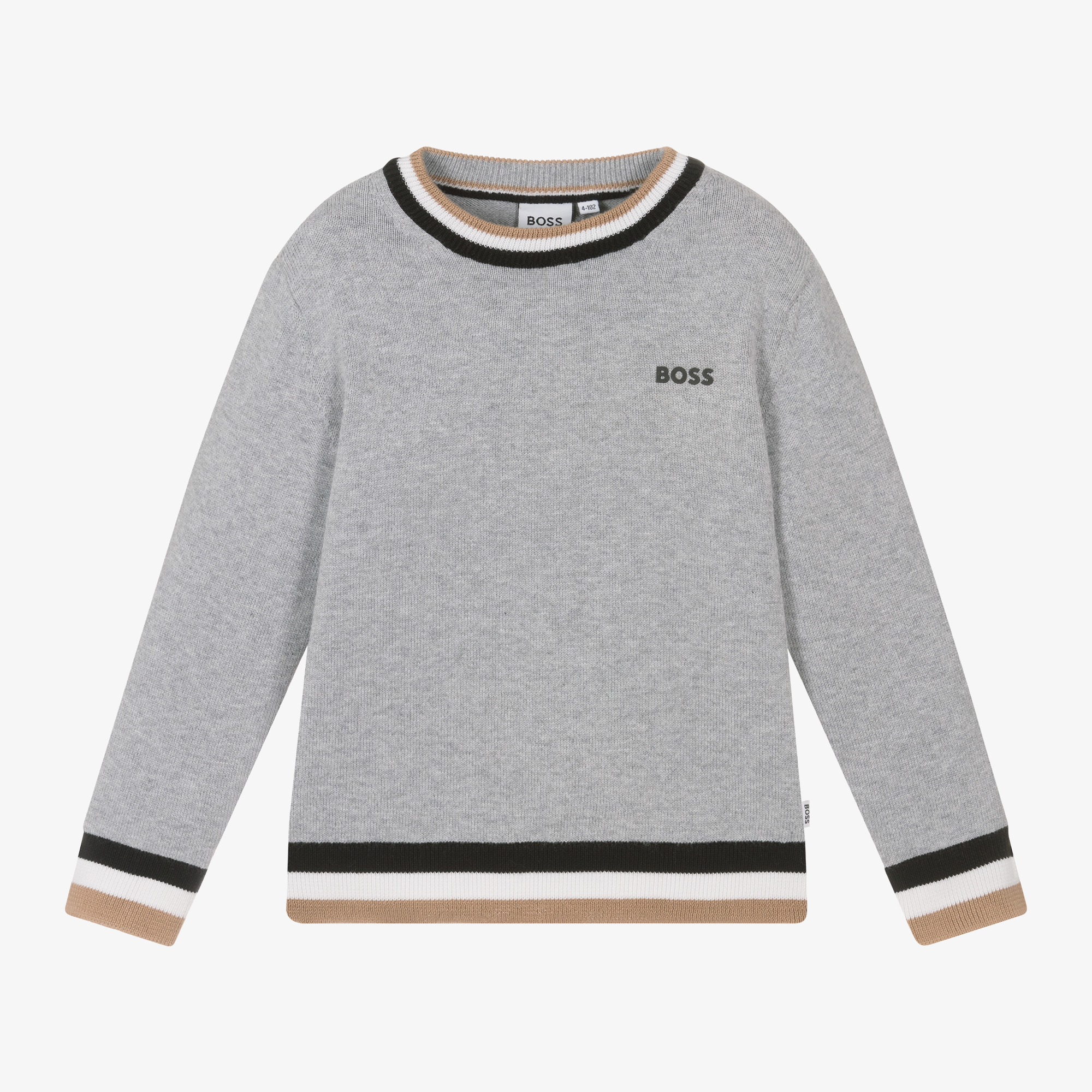 Boss logo jumper sale