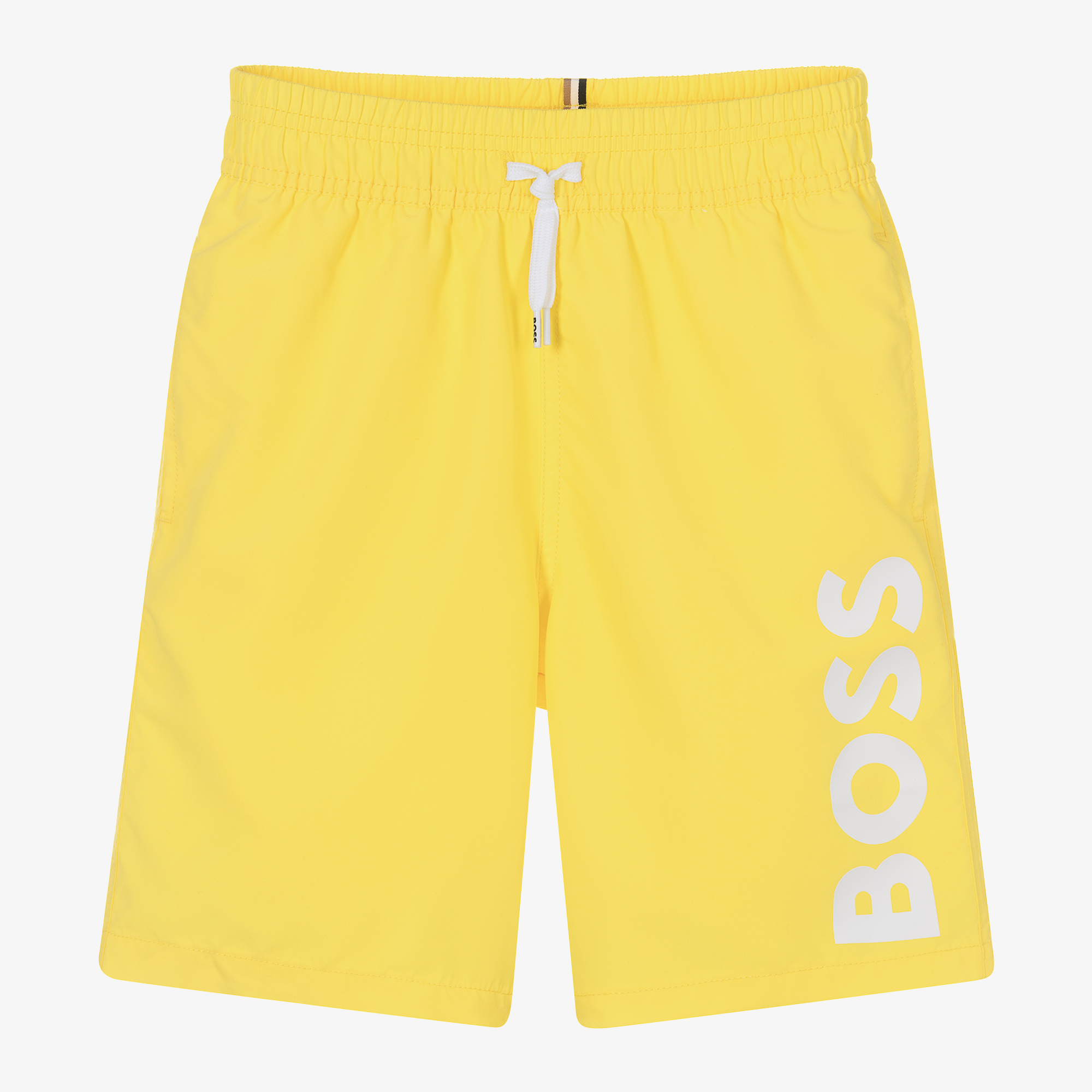 BOSS - Baby Boys Pale Blue Logo Swim Shorts | Childrensalon