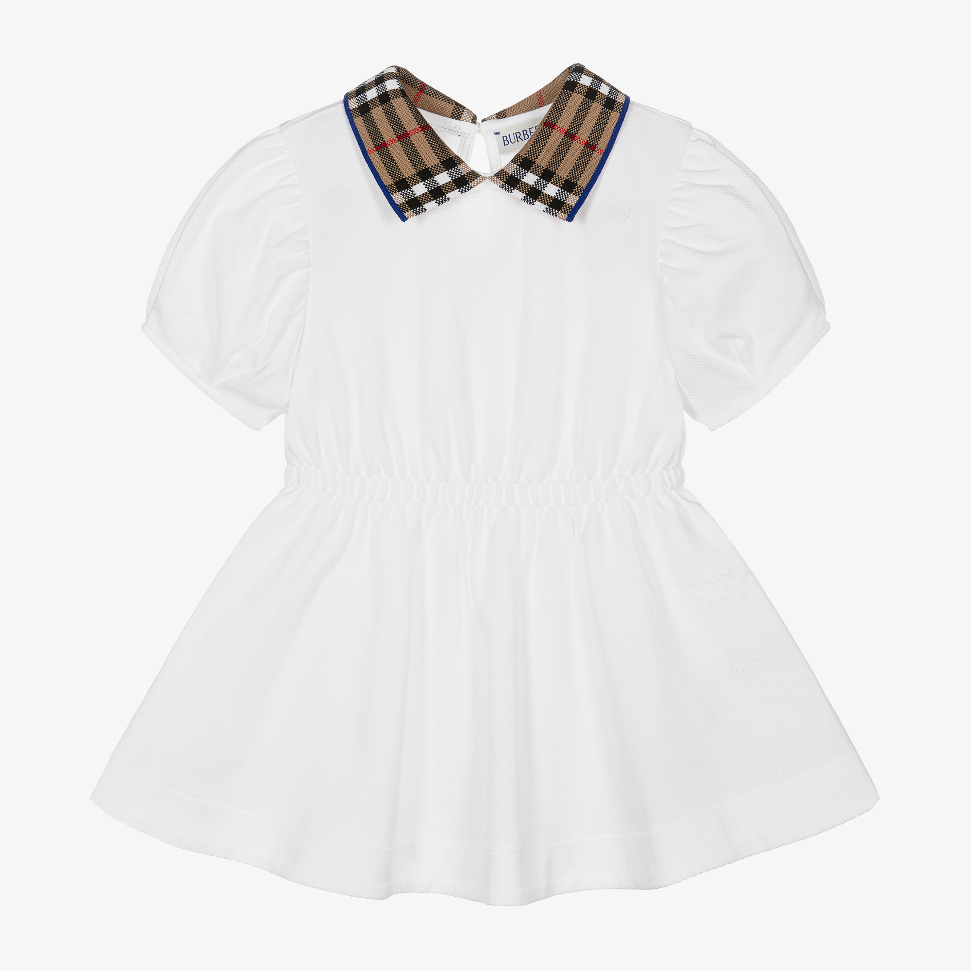 Blue and White Burberry Dress 12 outlet month