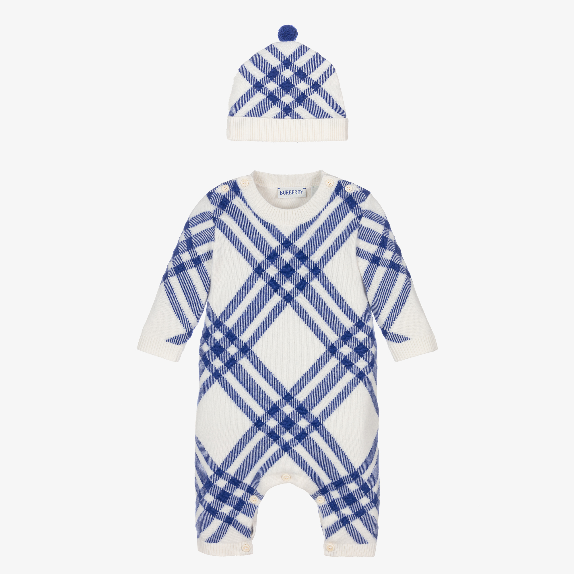 Blue and White Burberry Dress 12 outlet month