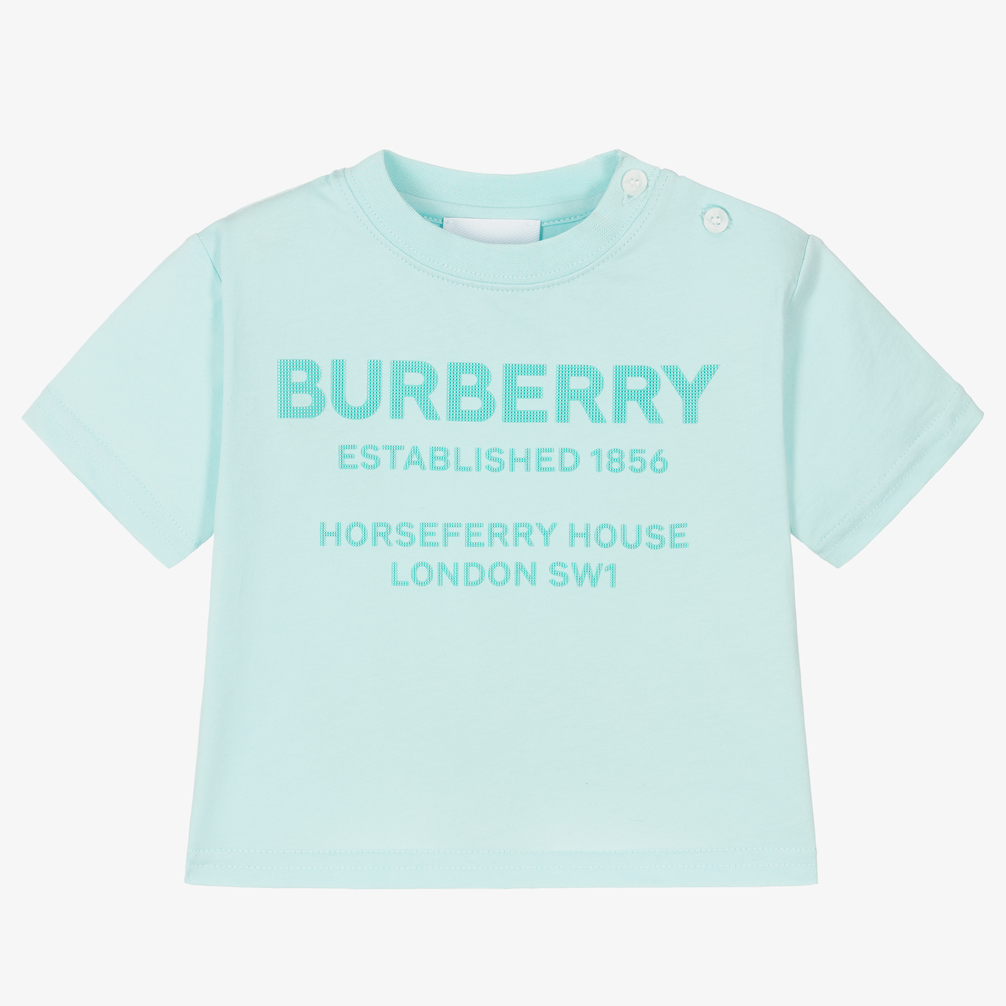 blue burberry t shirt