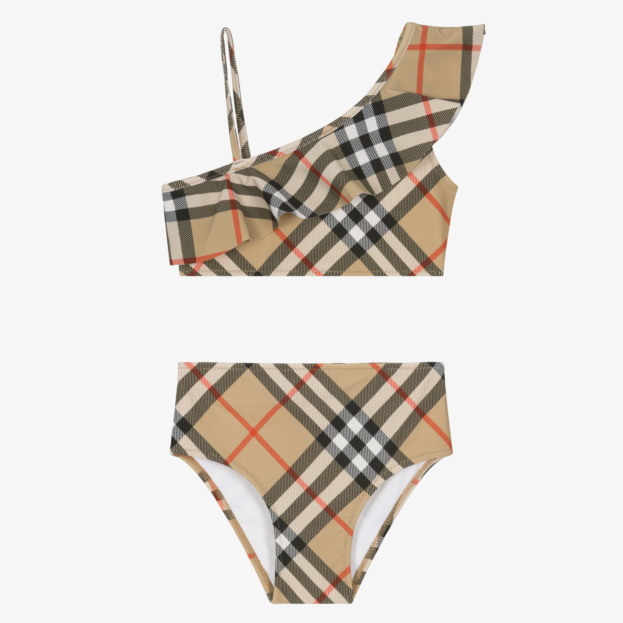 Burberry Girls Beige Check Bikini