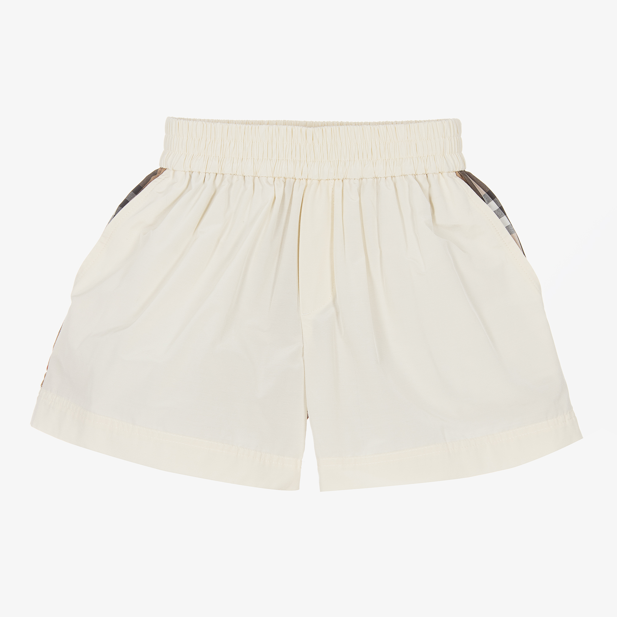 Burberry - Teen Boys Beige Knitted Shorts | Childrensalon