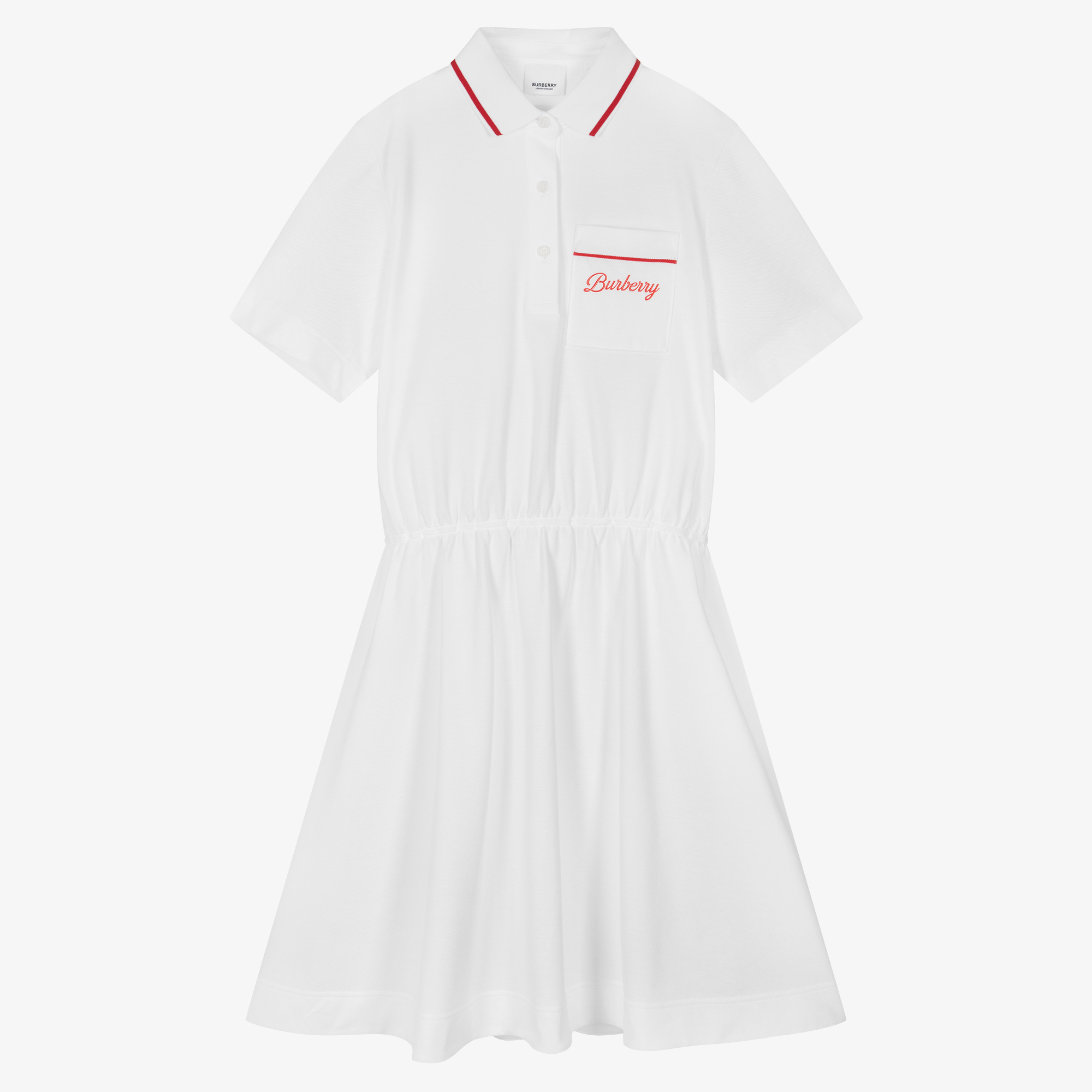 Burberry white dress best sale