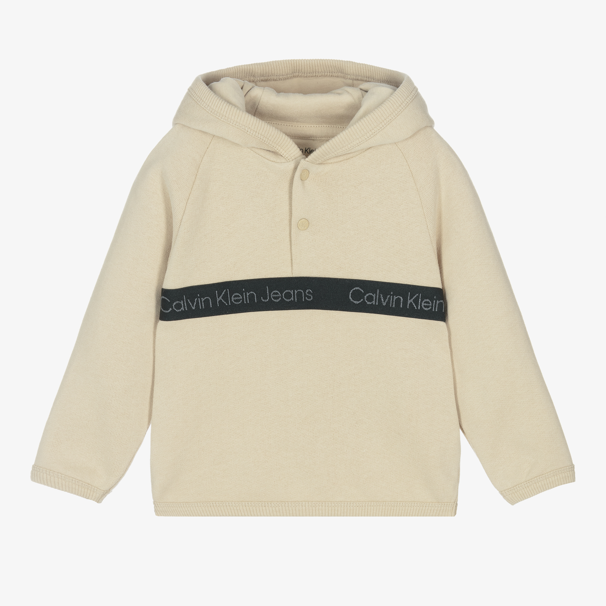 Calvin Klein Beige Cotton Hoodie