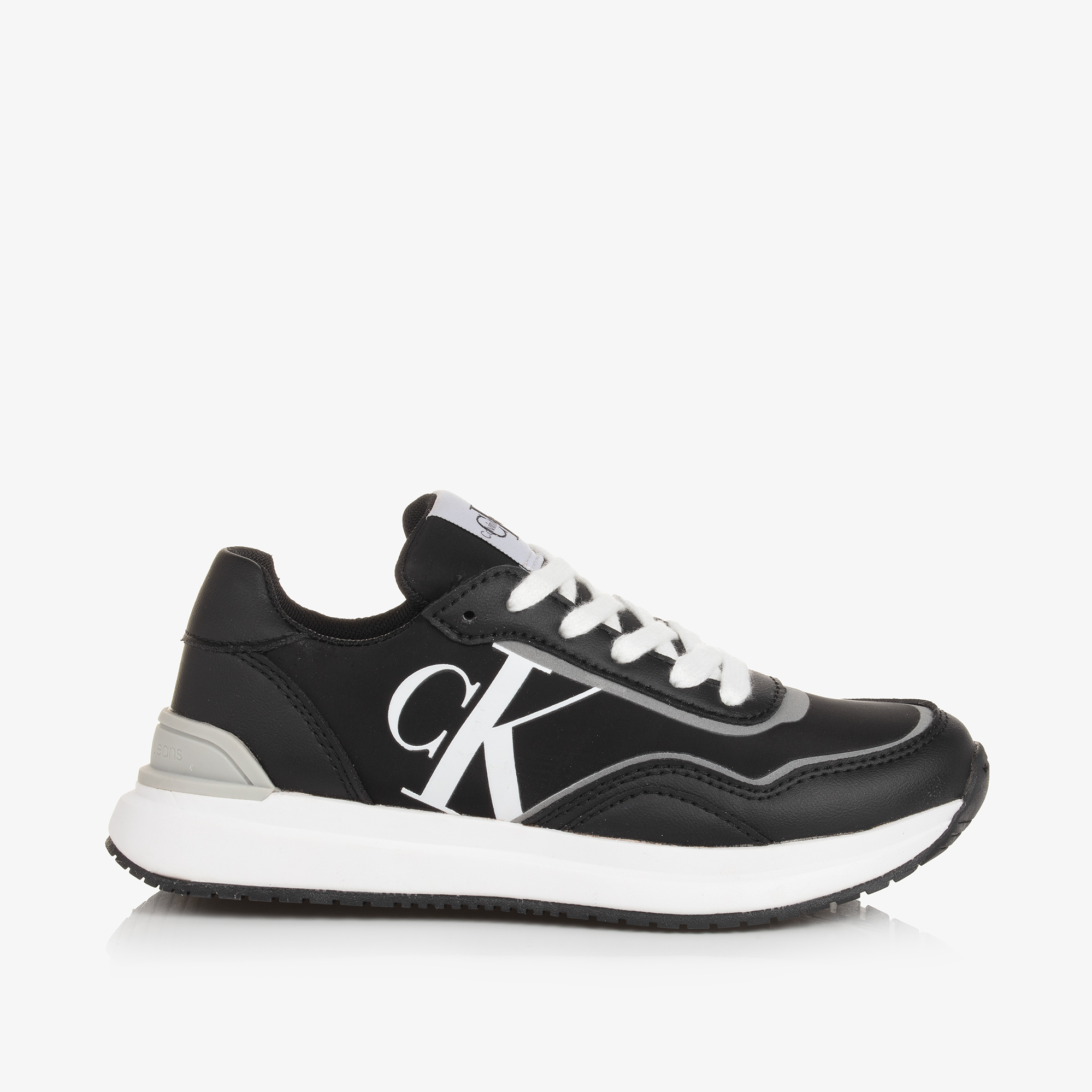 Calvin klein hot sale black trainers