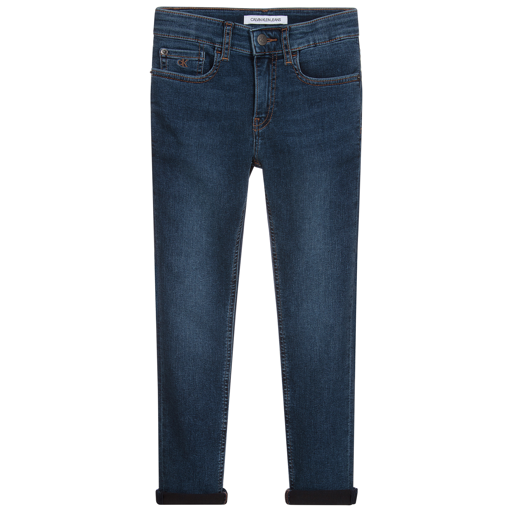 Calvin Klein Jeans - Girls Blue Flared Jeans | Childrensalon