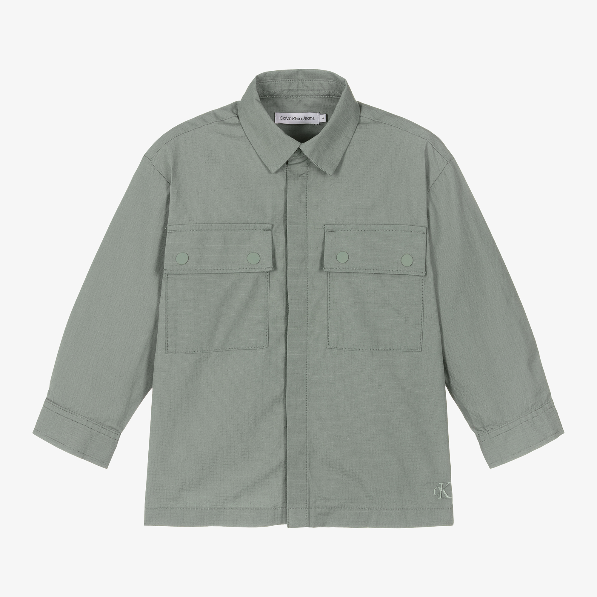 Calvin klein green shirt hotsell