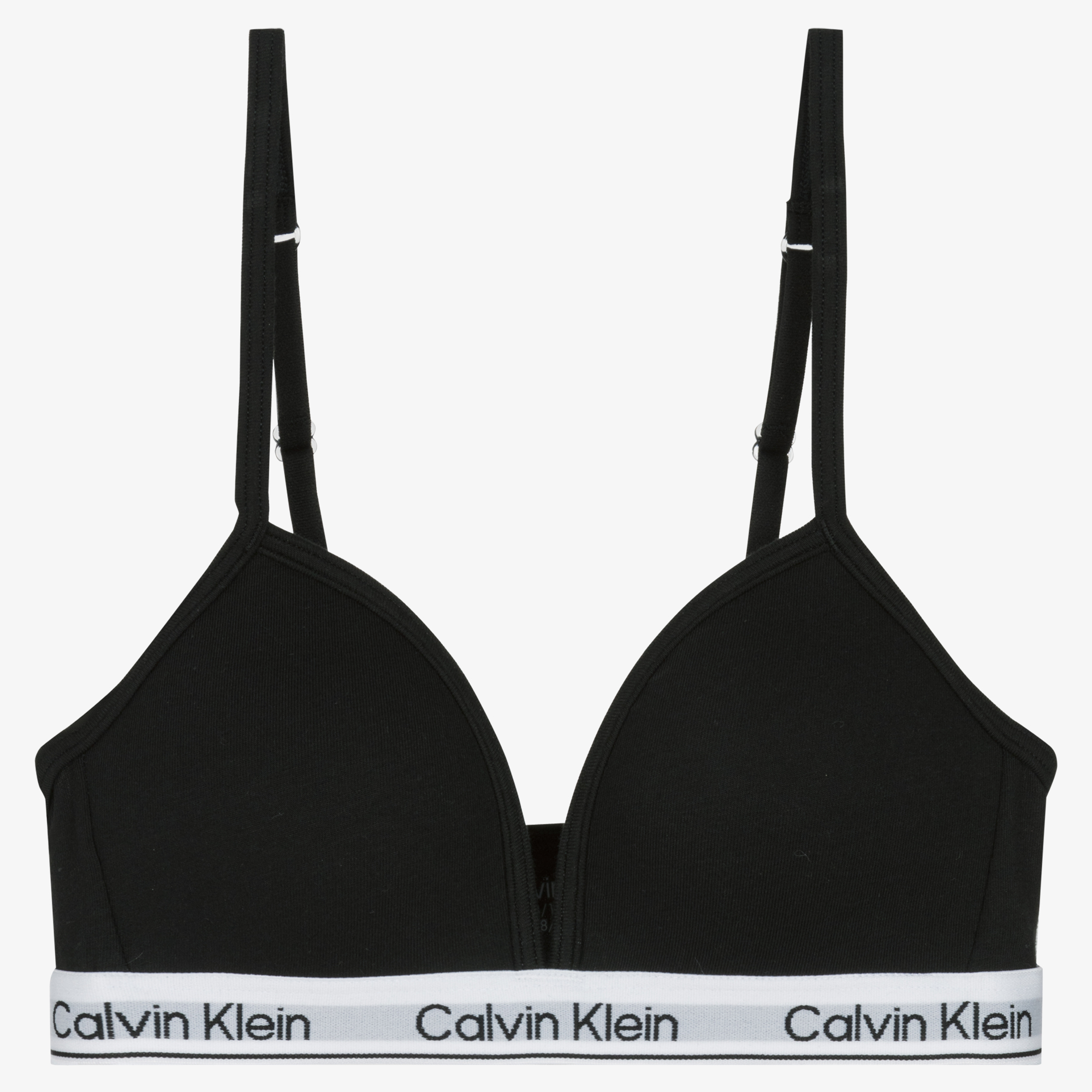 Calvin Klein Girls Black Cotton Bra