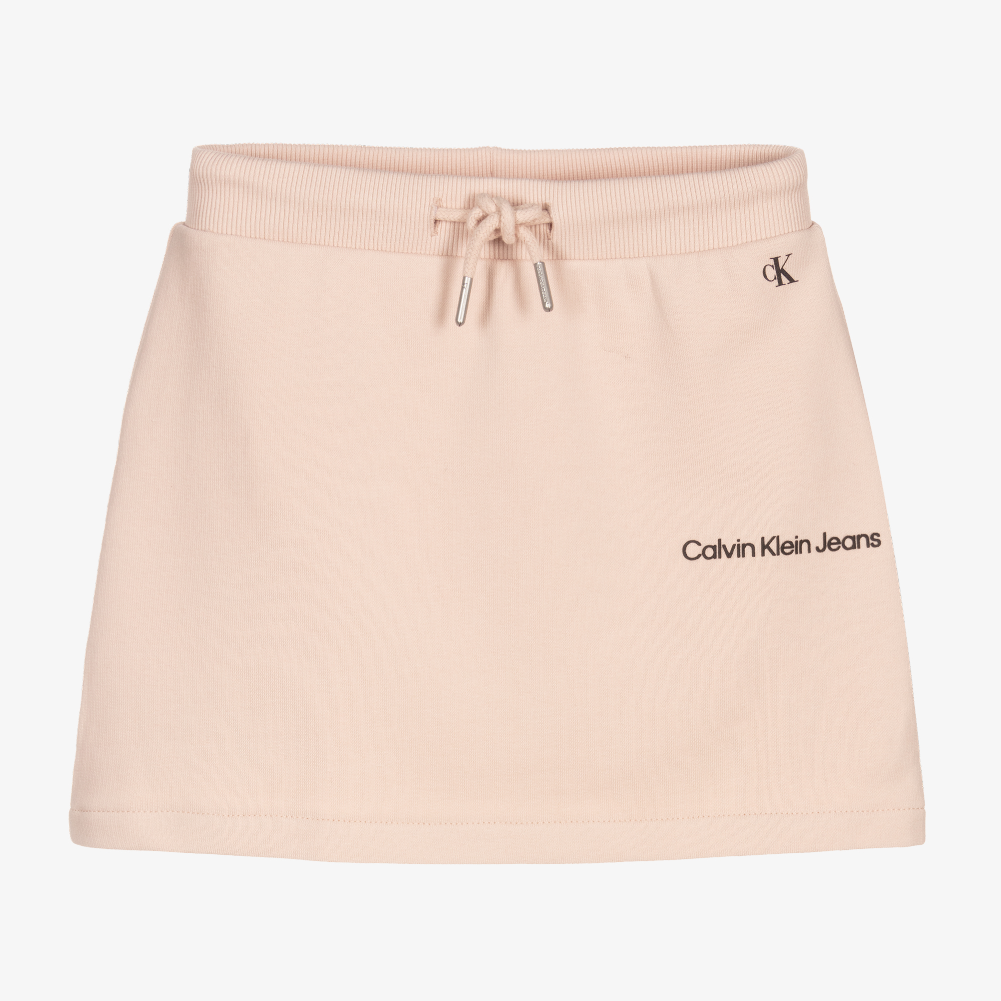 Calvin Klein Jeans - Girls Grey Logo Tape Skirt | Childrensalon