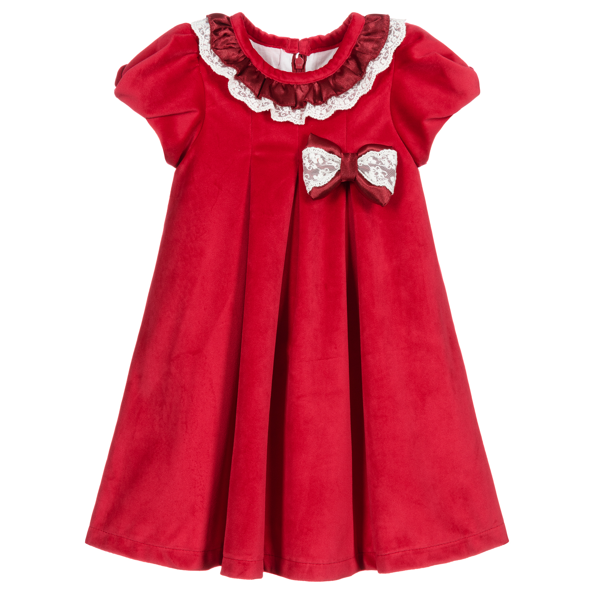 Caramelo Kids - Red Lace & Tulle Dress | Childrensalon