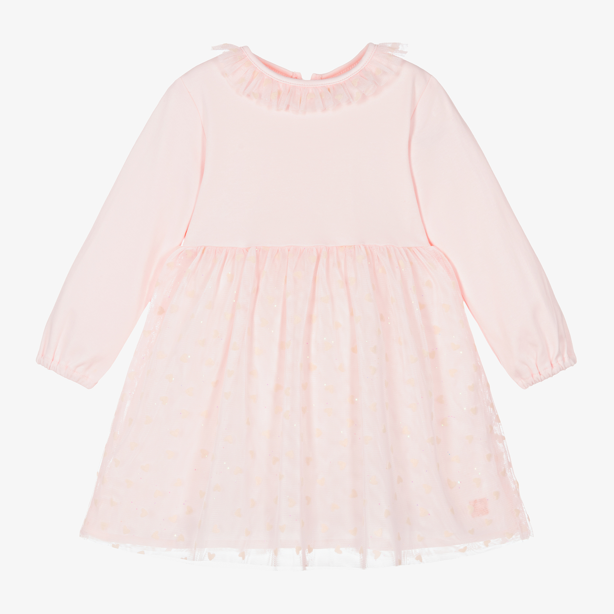 Carrément Beau - Girls Pink Viscose Dress | Childrensalon