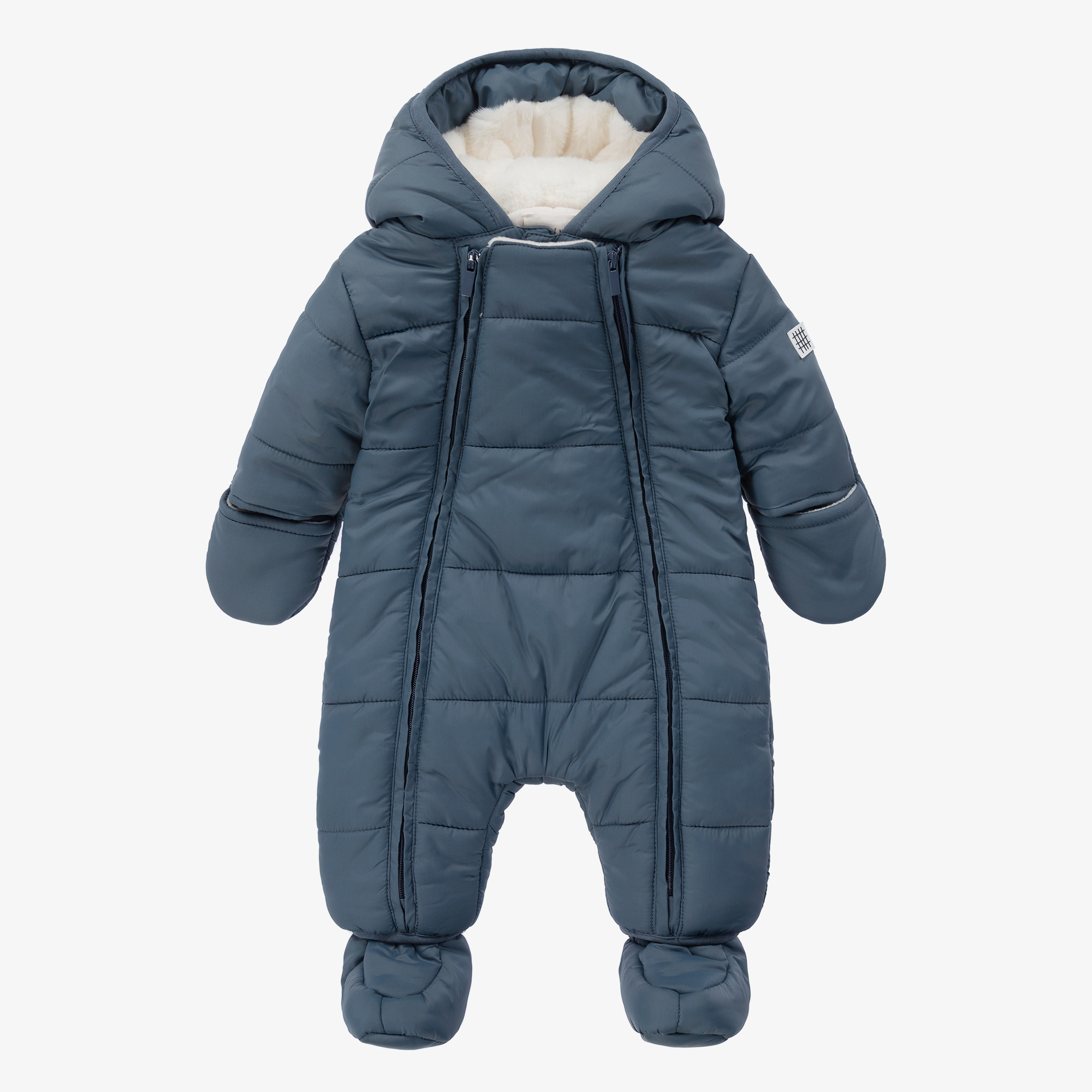 Moncler Enfant - Blue Down Padded Snowsuit | Childrensalon