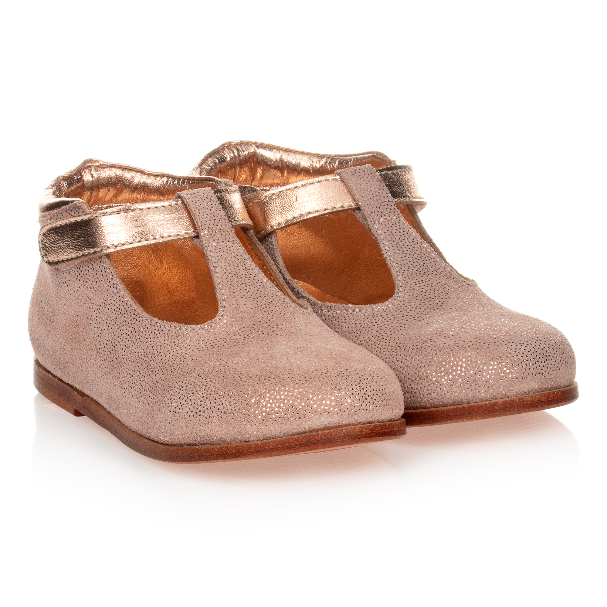 leather t bar baby shoes