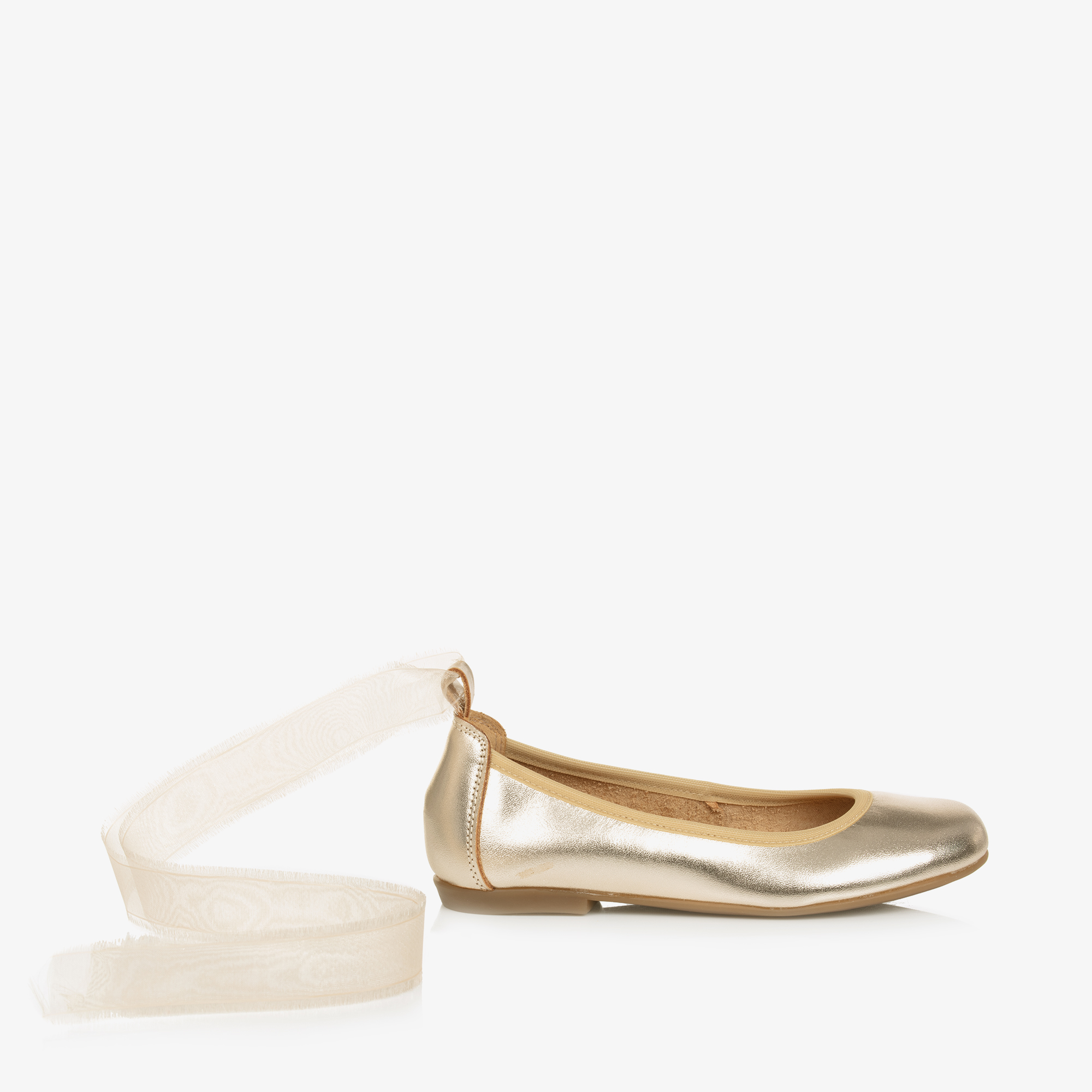 Childrens gold ballet discount pumps