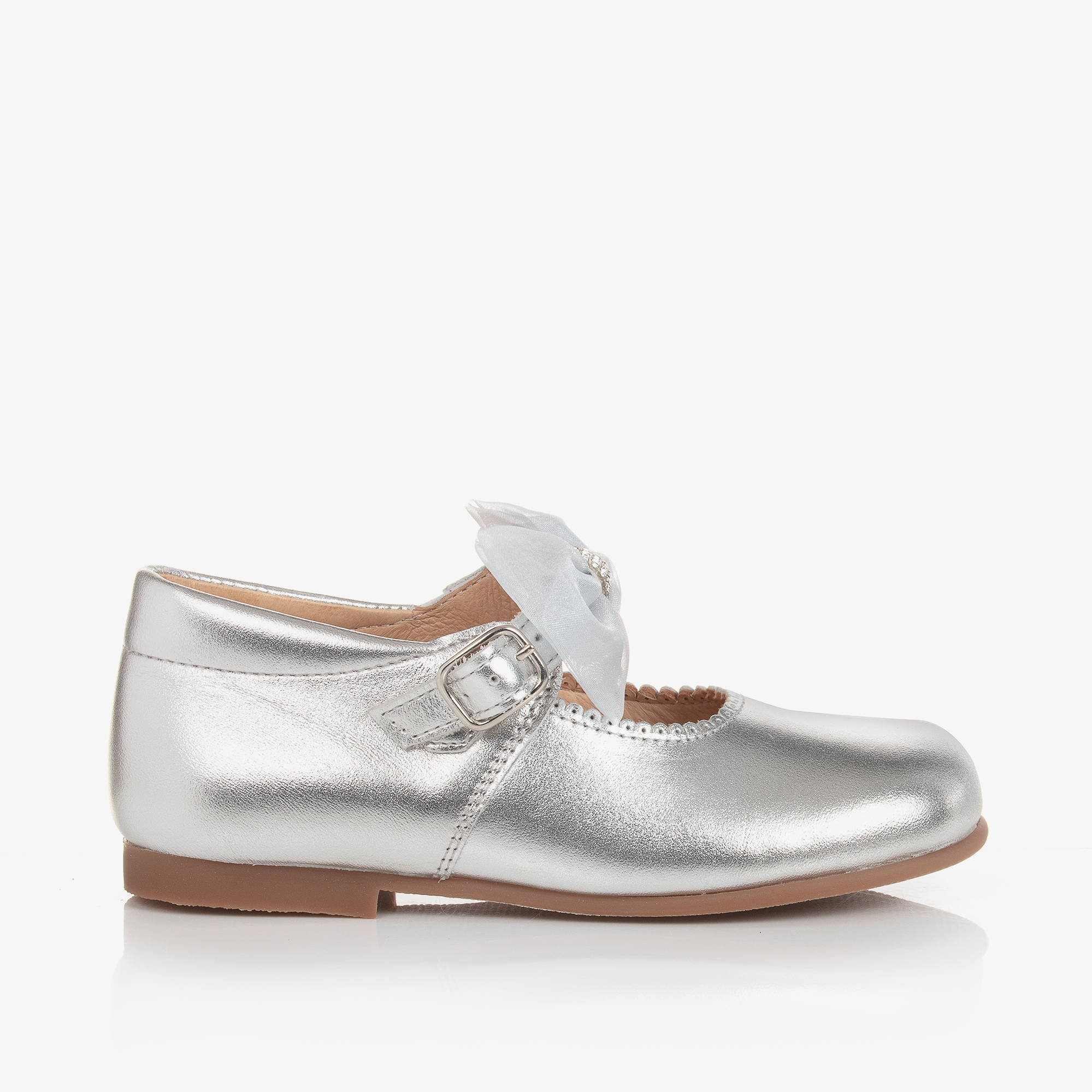 Girls silver shoes hot sale size 4