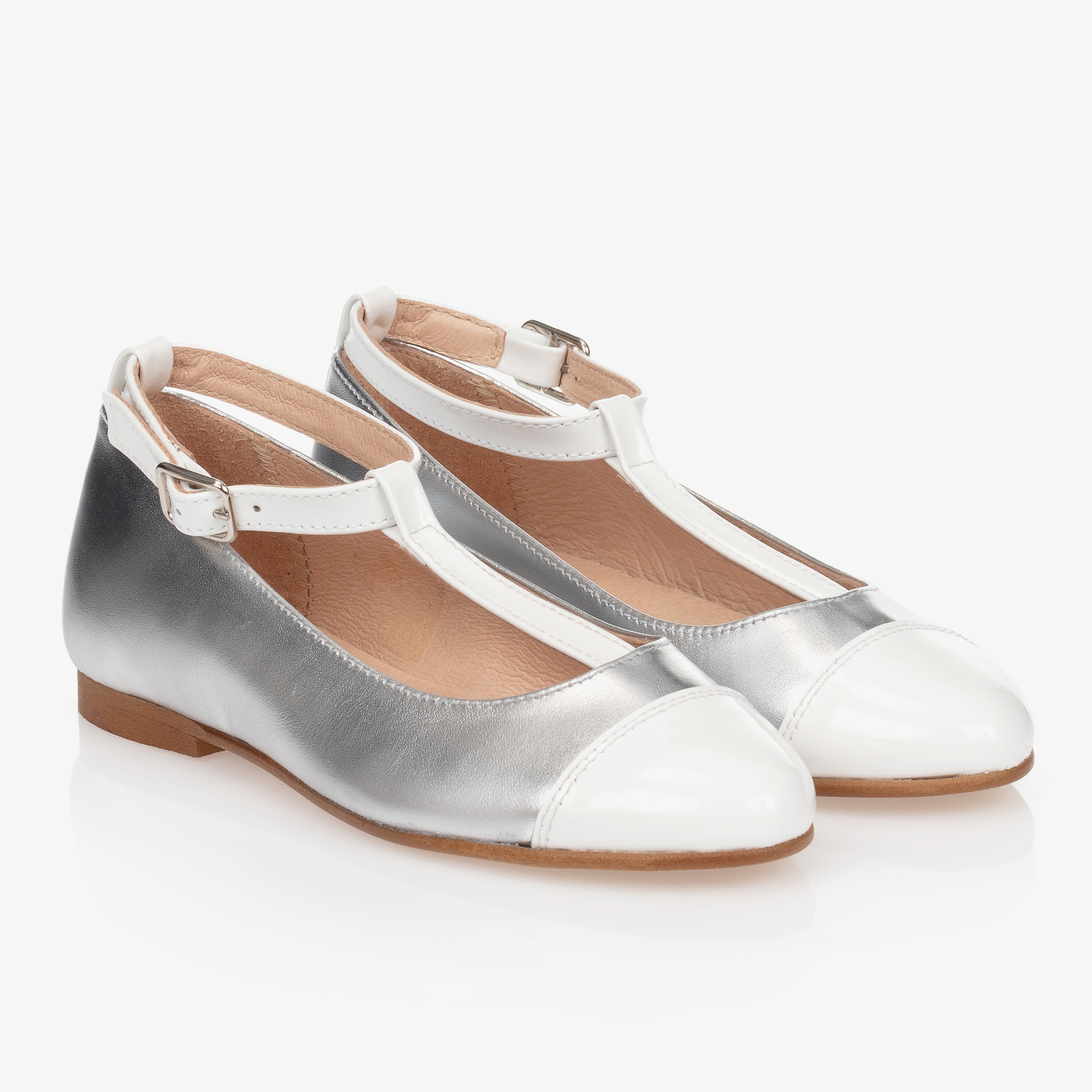 Silver flat shoes sales for girls