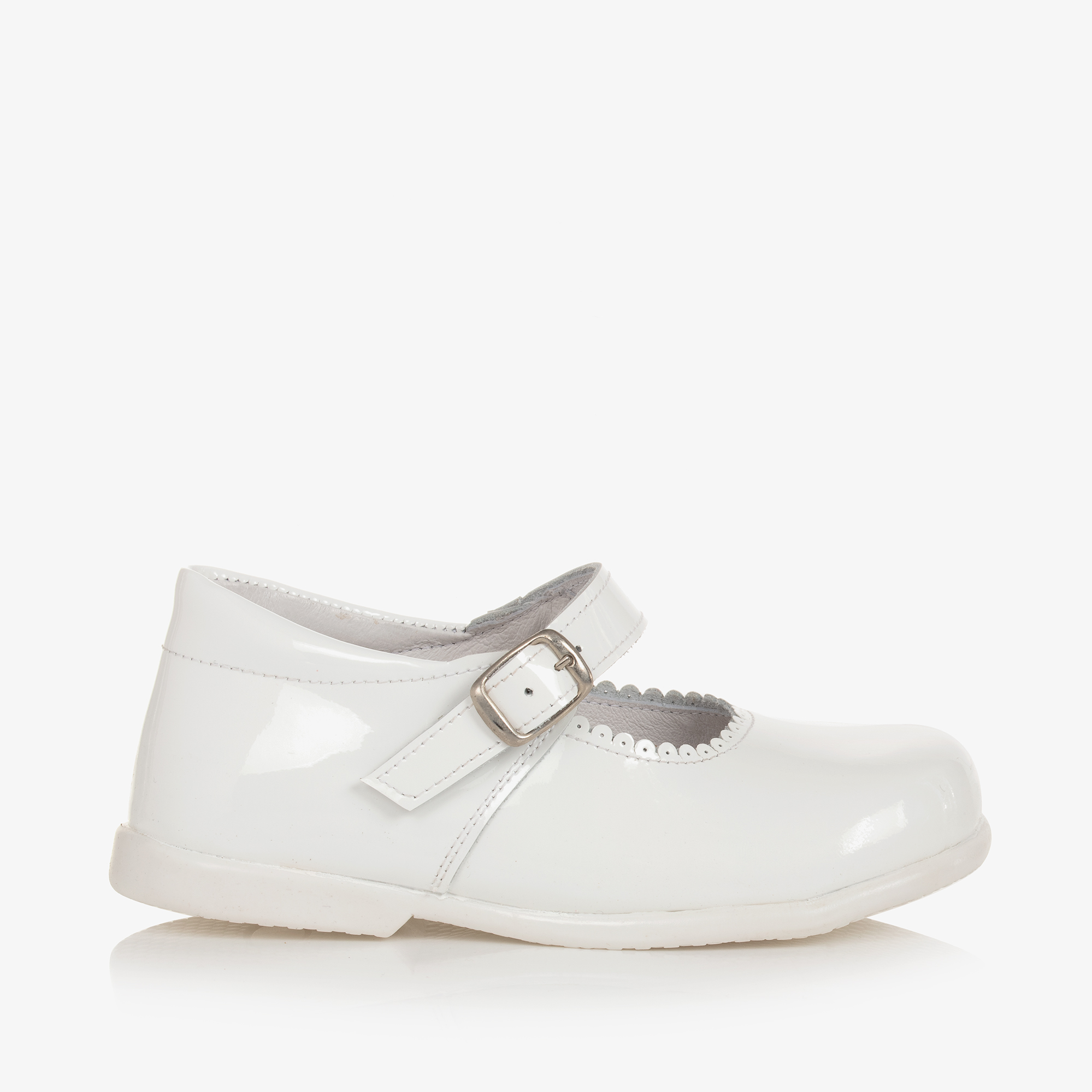 Infant white patent leather on sale shoes