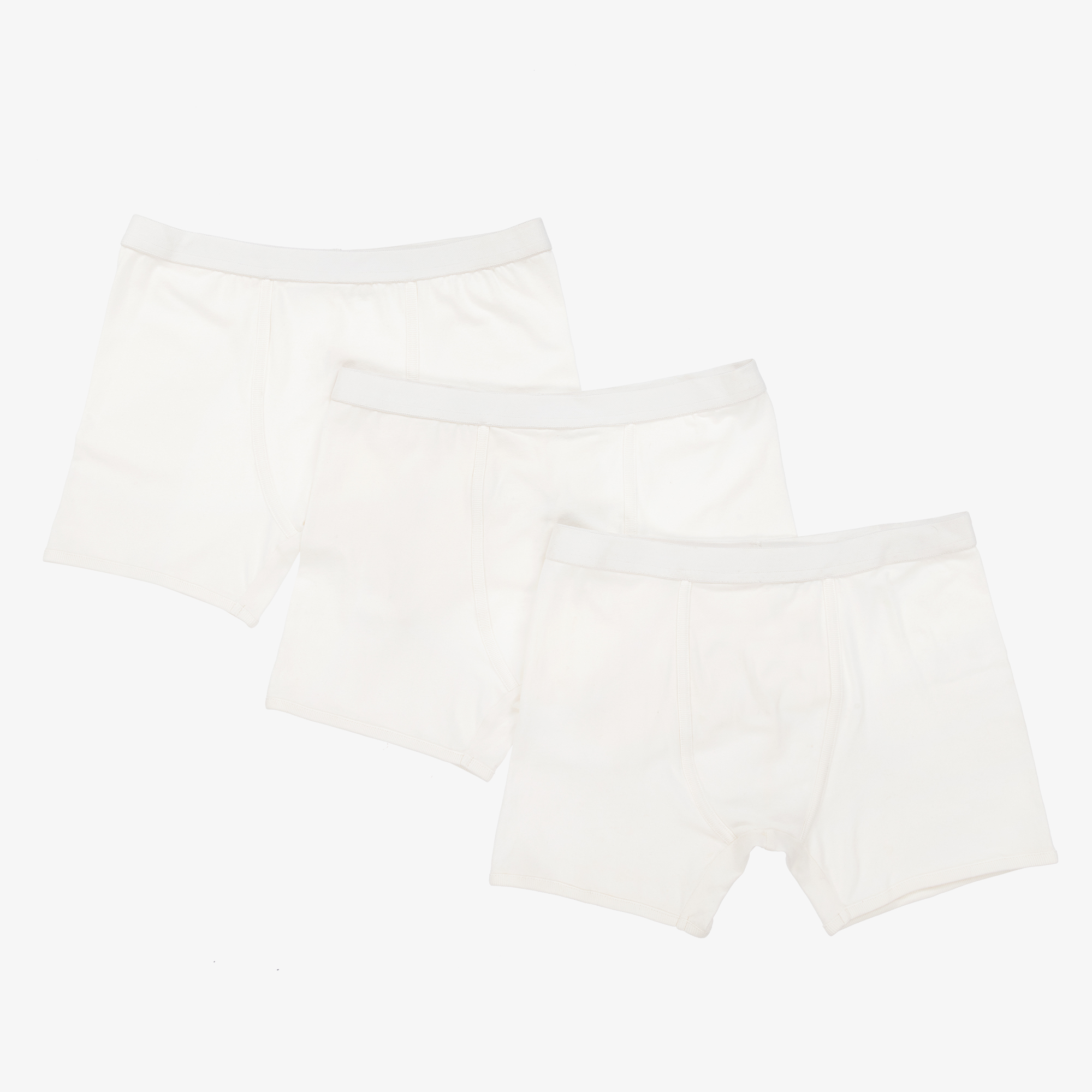 Three-pack of pure cotton boxer briefs