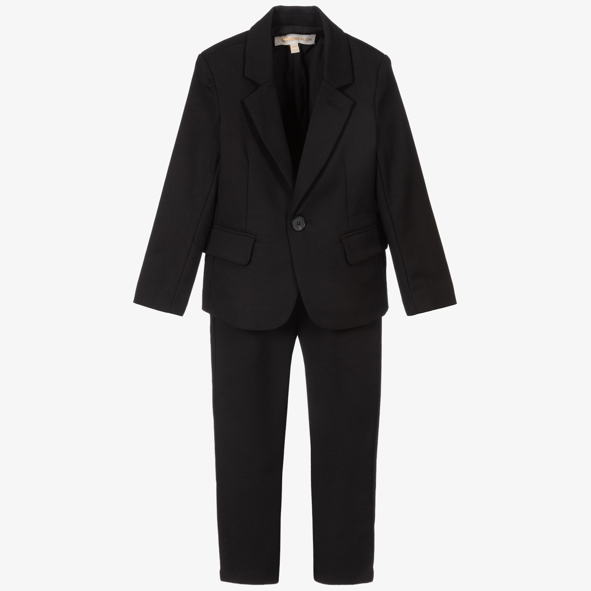Pre-Order: Black Coloured Shimmer Coat Suit for Boys – Devils-n-Angels