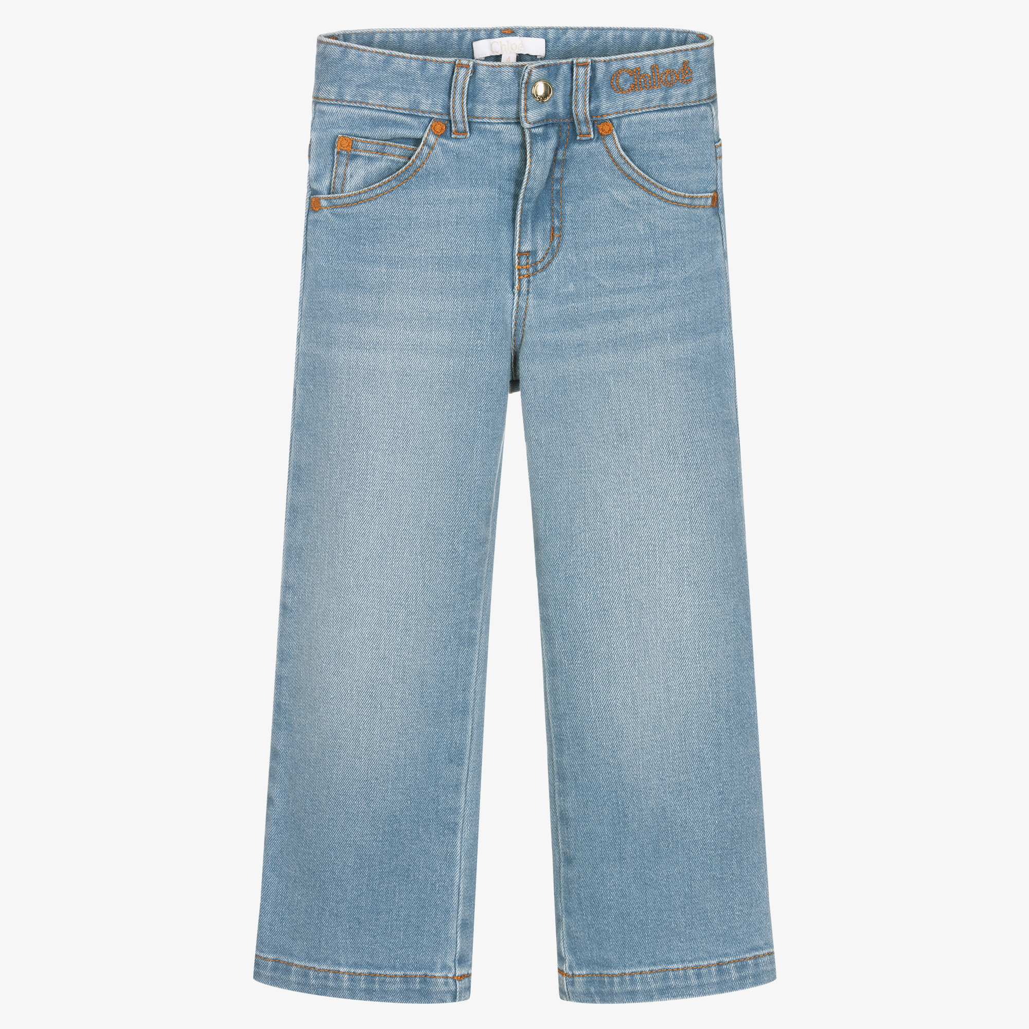 Chloé - Teen Girls Blue Denim Jeans | Childrensalon