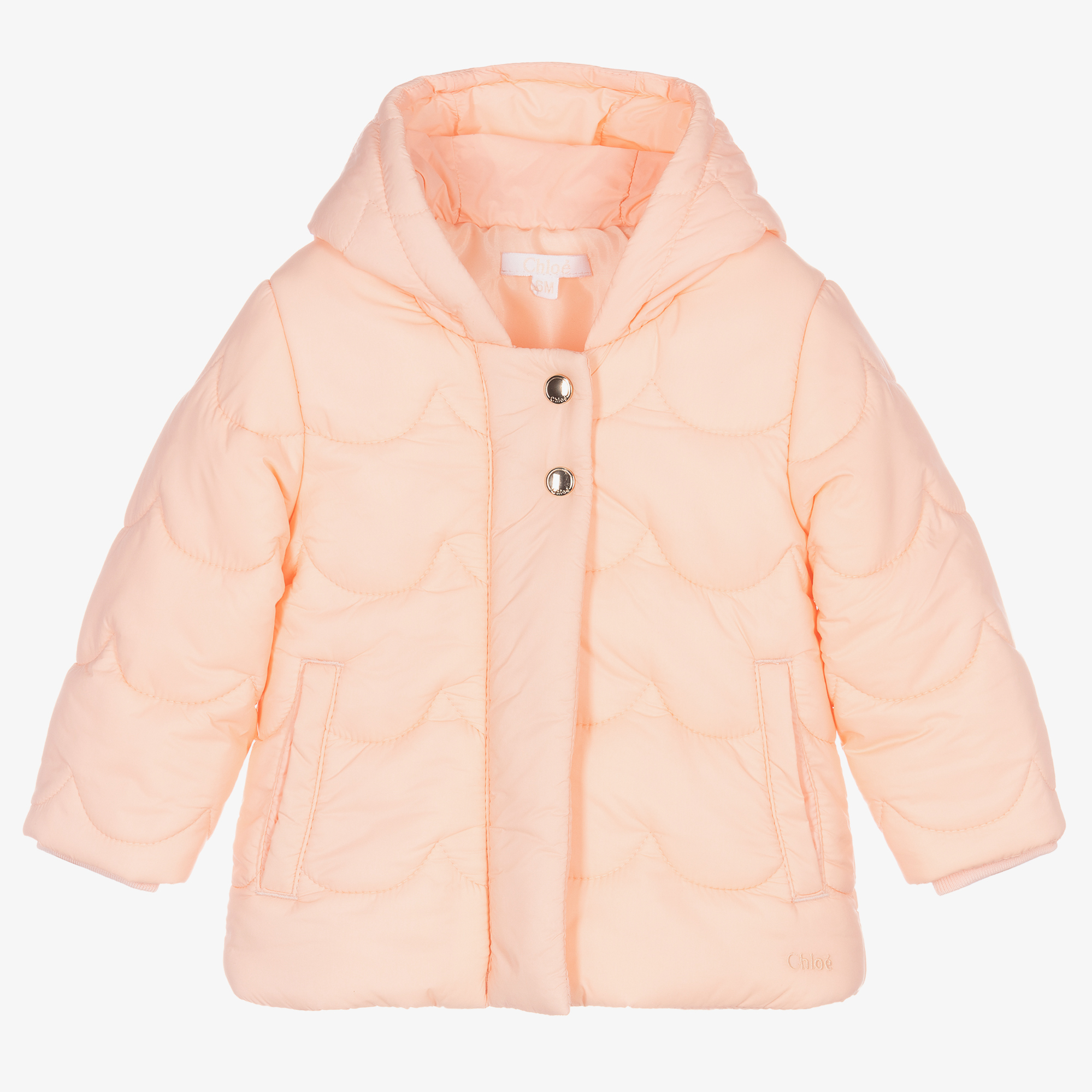 Chloé - Brown Faux Suede Bomber Jacket | Childrensalon