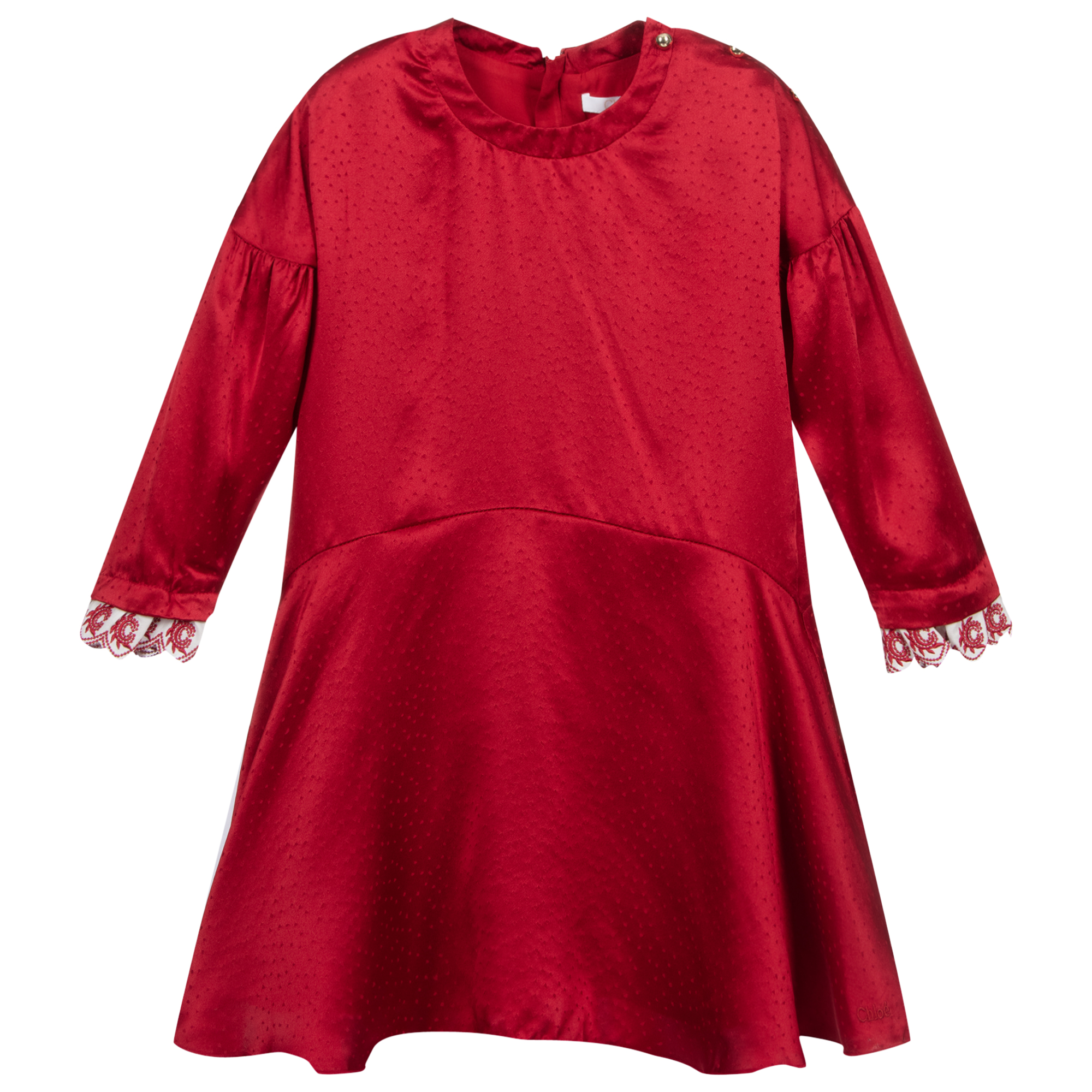 red silk dress mini
