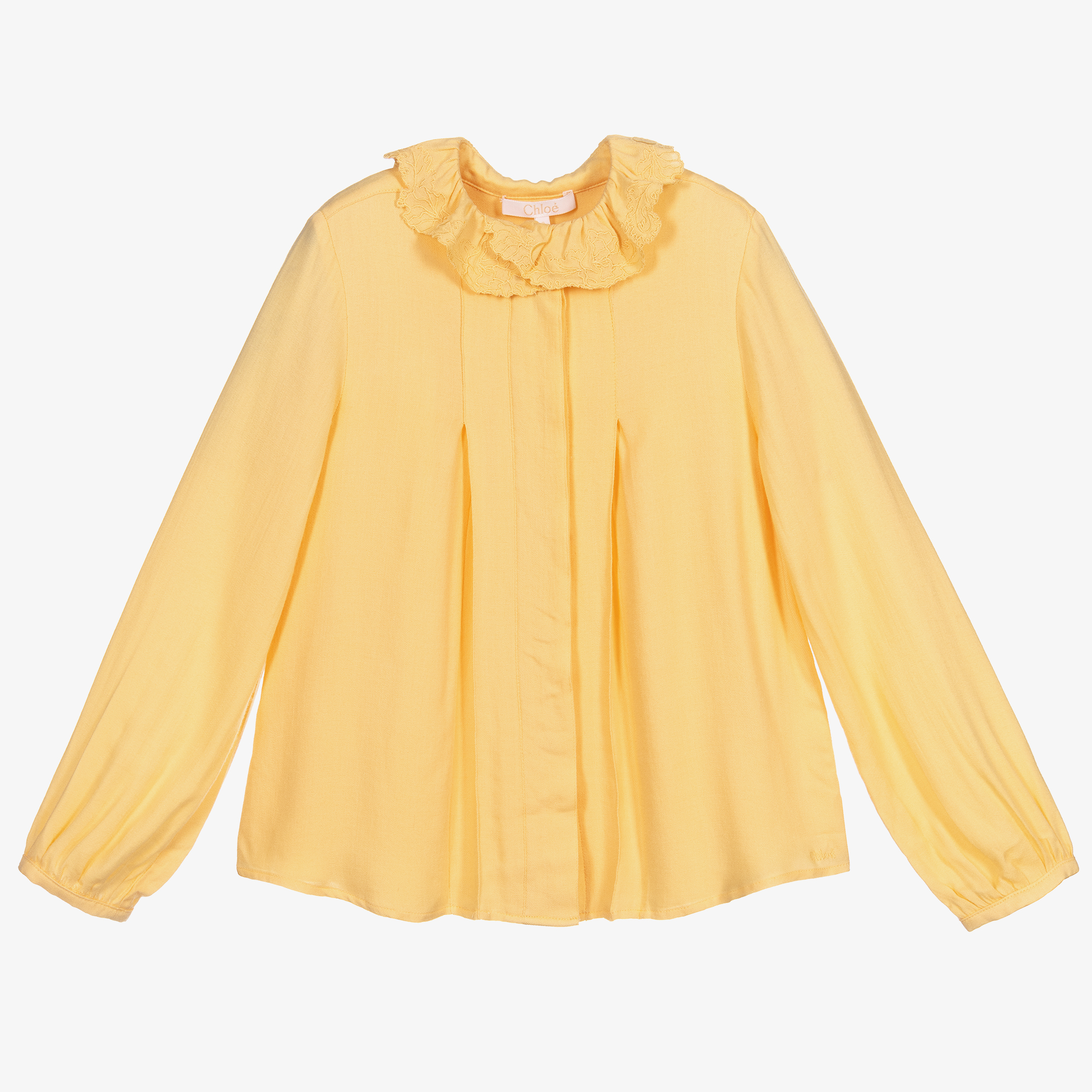 girls yellow blouse