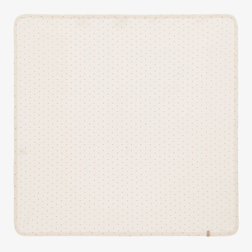 1 + in the family - Ivory Cotton Blanket (75cm) | Childrensalon