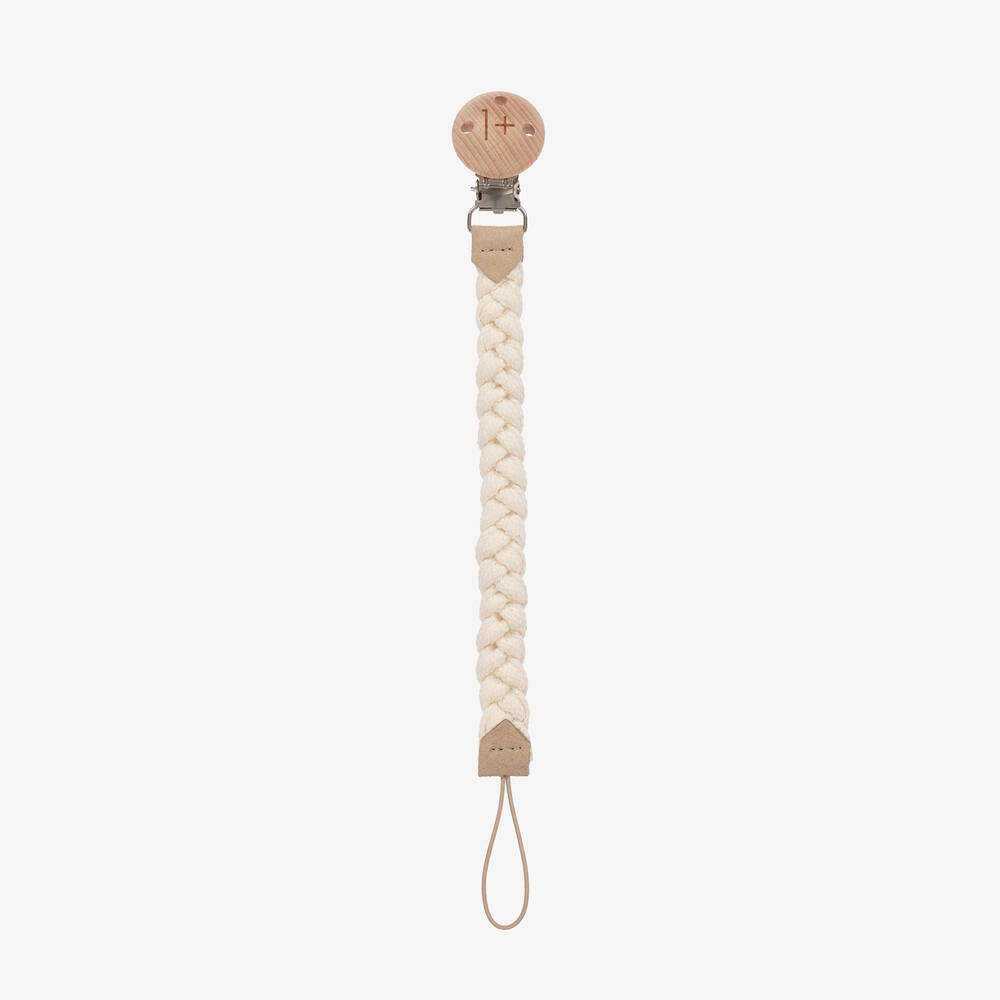 1 + in the family - Ivory Cotton Dummy Clip | Childrensalon