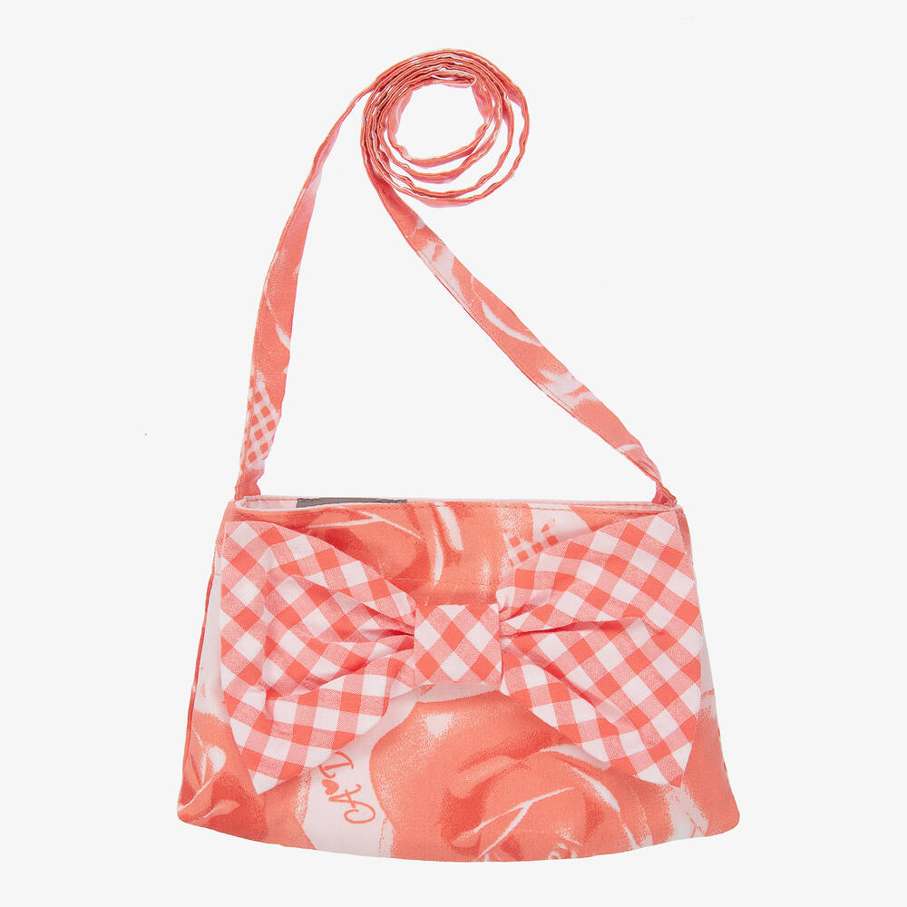 A Dee Kids' Girls Coral Pink Cross Body Bag (18cm)