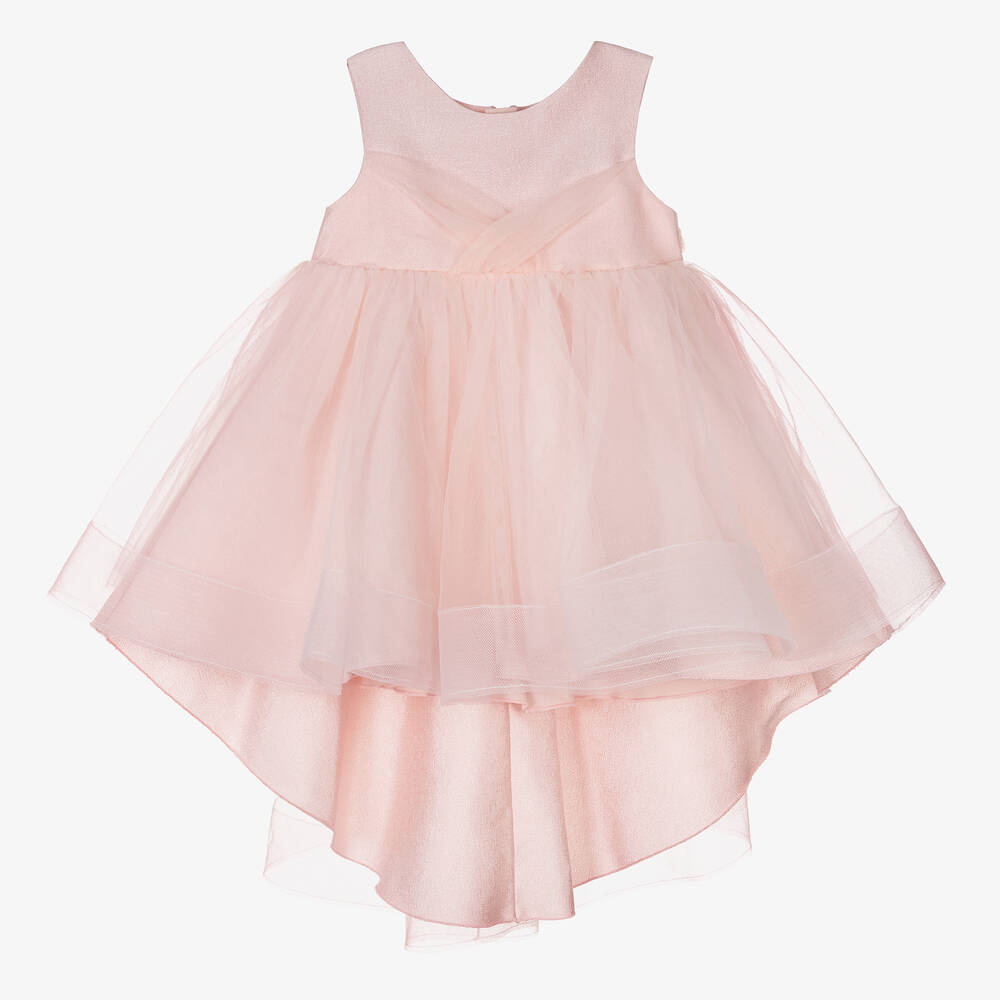 Abel & Lula - Baby Girls Pink Tulle Dress | Childrensalon